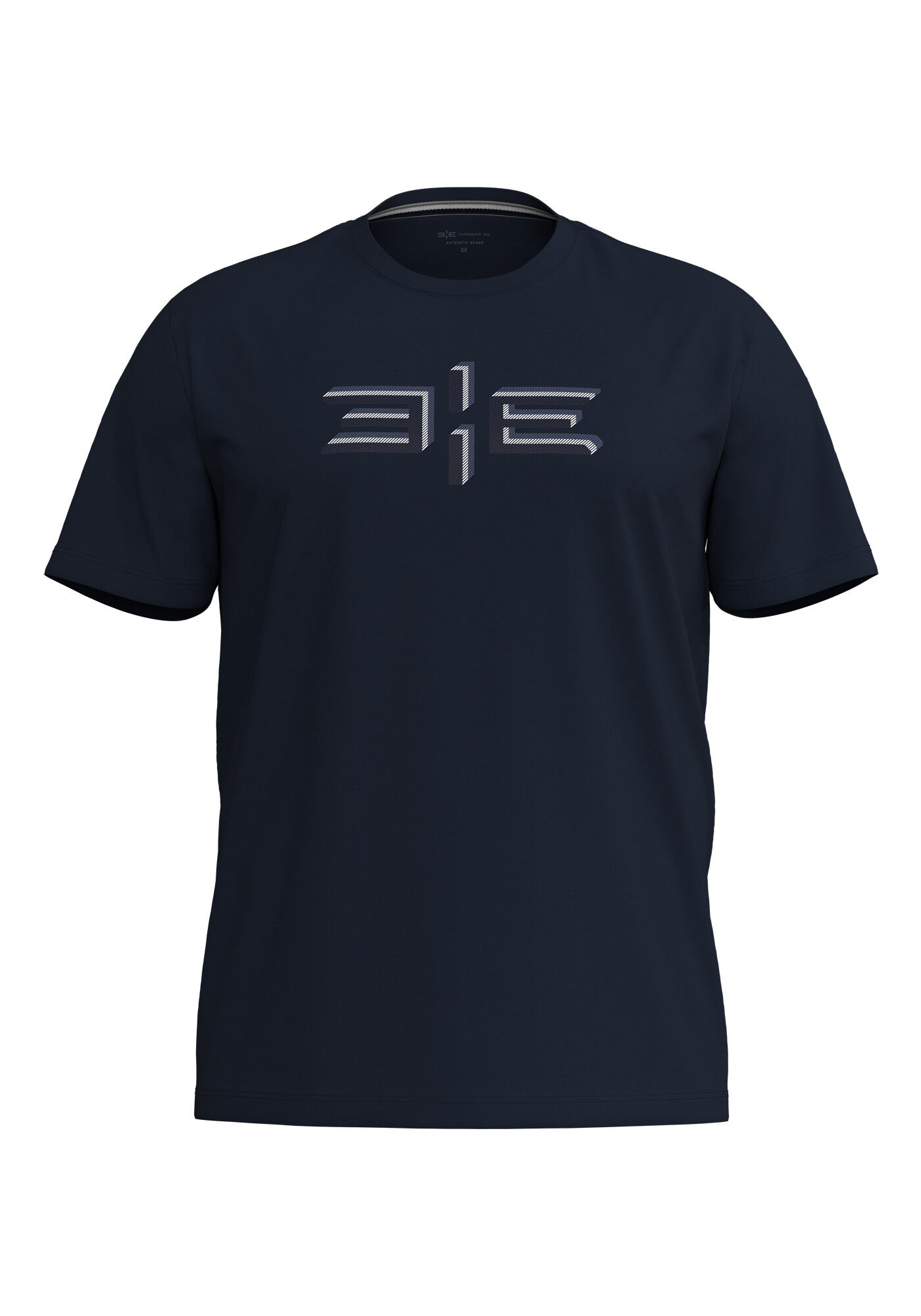 Camiseta Com Estampa Local Em Malha De Algod&atilde;o Big & Tall, MARINHO IMPERIO, large.