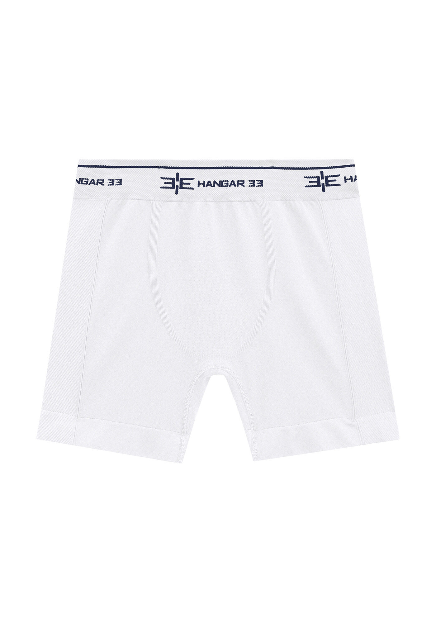 Cueca Boxer Em Malha De Microfibra Com El&aacute;stico, BRANCO, large.