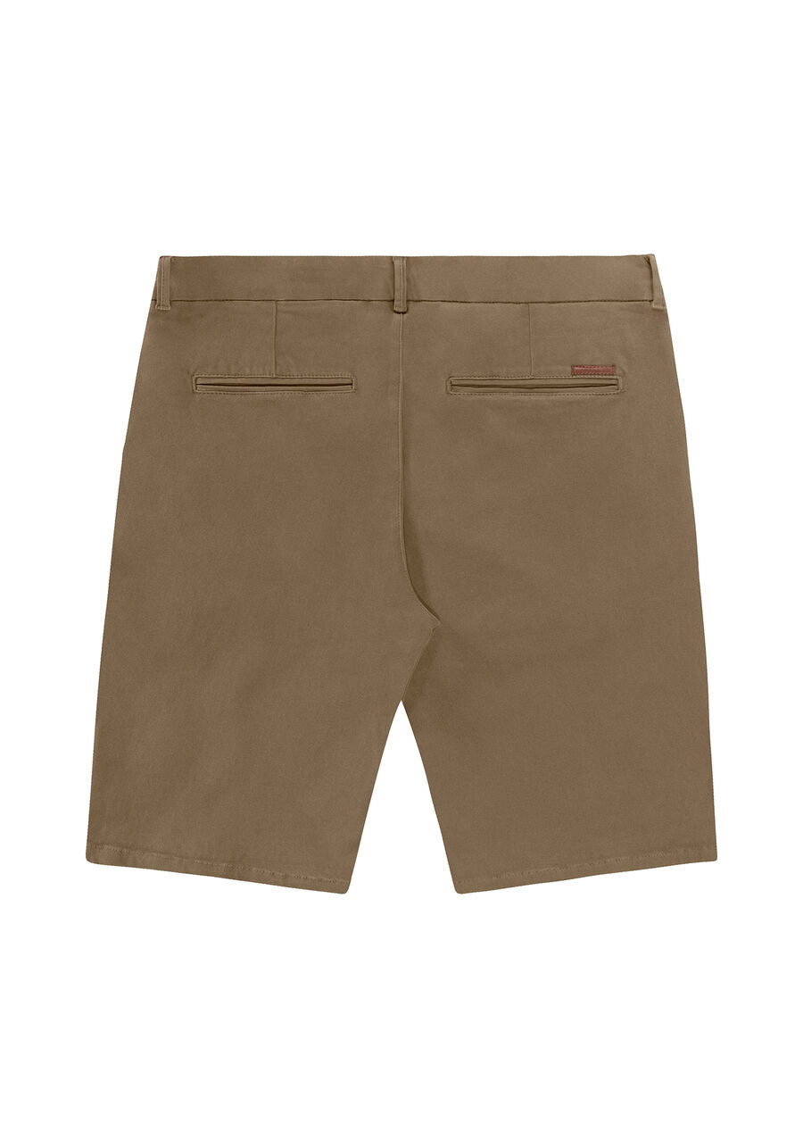 Bermuda Chino Masculina Reta, CAQUI. Bermuda Chino Masculina Reta, CAQUI, large.