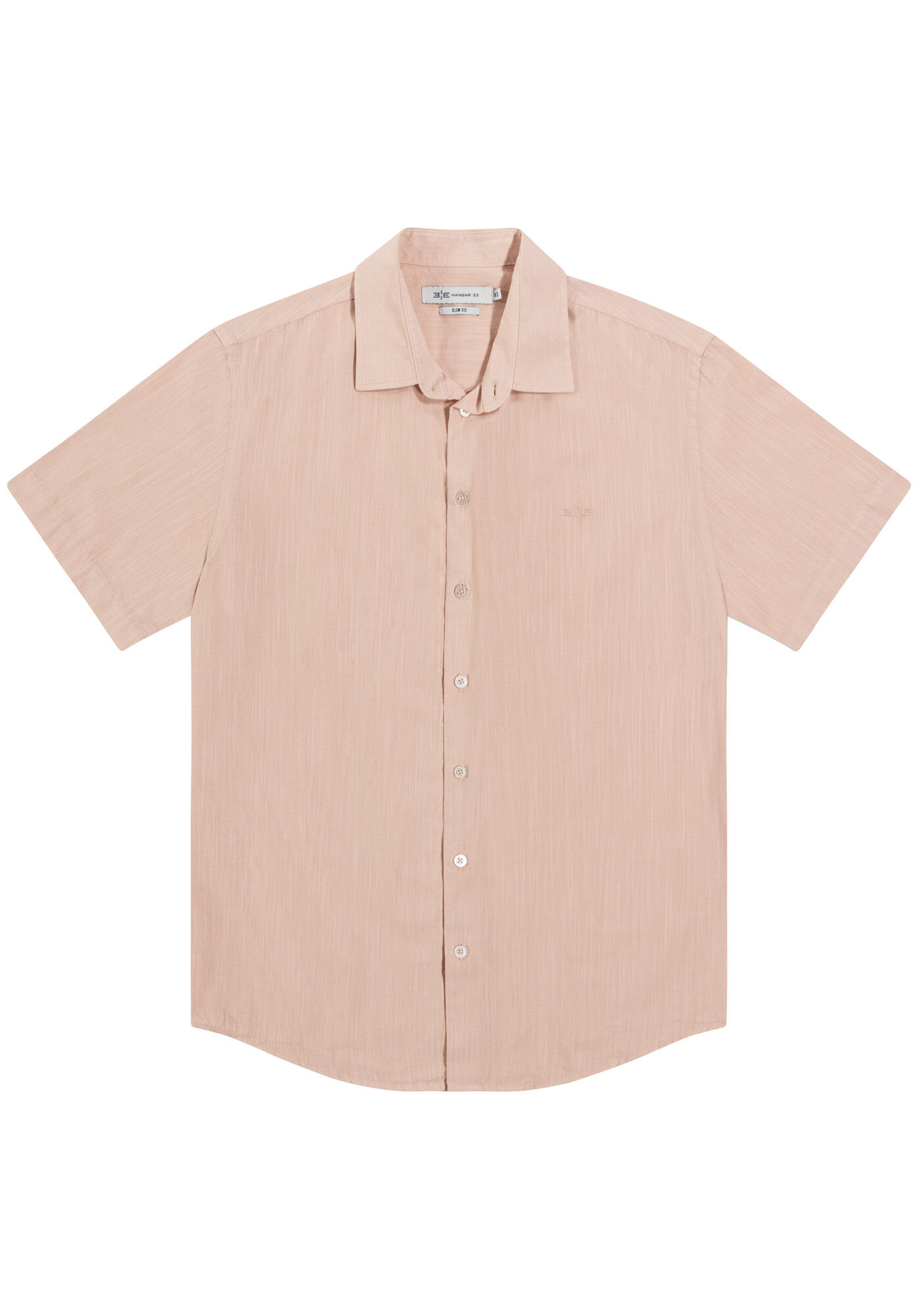 Camisa Manga Curta Masculina Flam&ecirc;, SALMAO CRAVO, large.