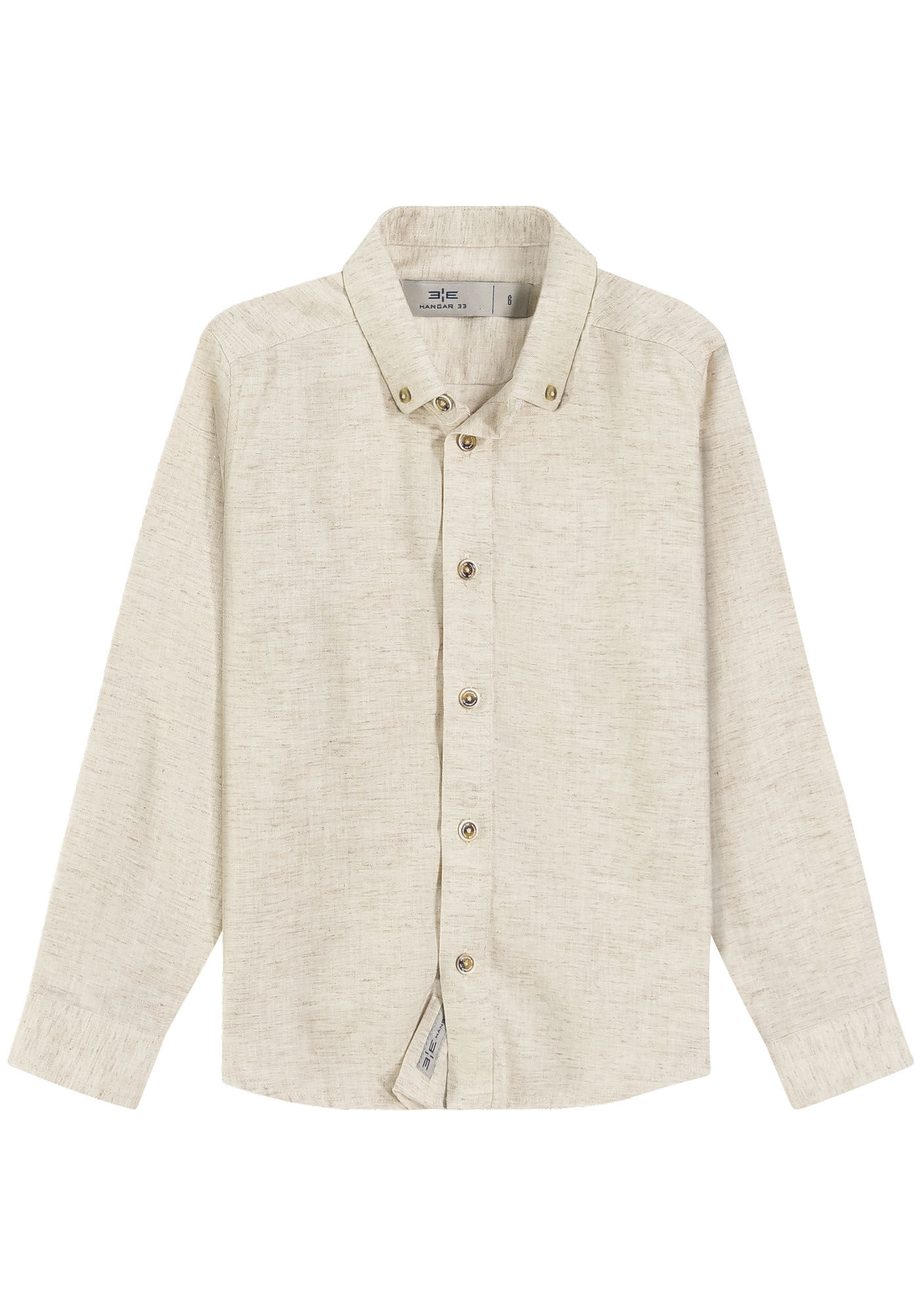 Camisa Infantil Menino em Linho Tal Pai Tal Filho, BRANCO OFF WHITE, large.