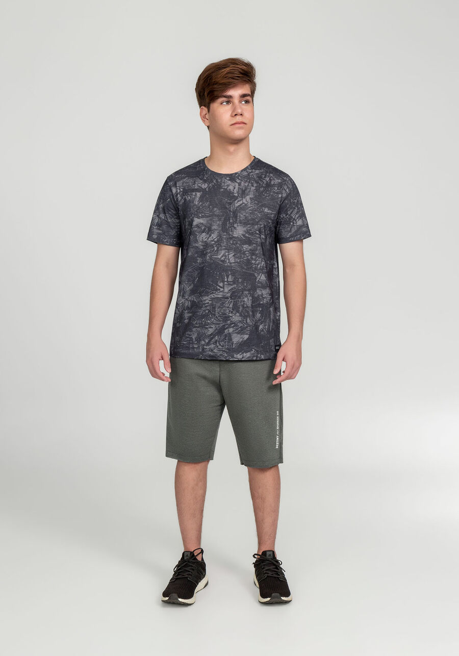 Camiseta Estampada em Malha Juvenil, CAMISETA MEIA MALHA. Camiseta Estampada em Malha Juvenil, CAMISETA MEIA MALHA, large.