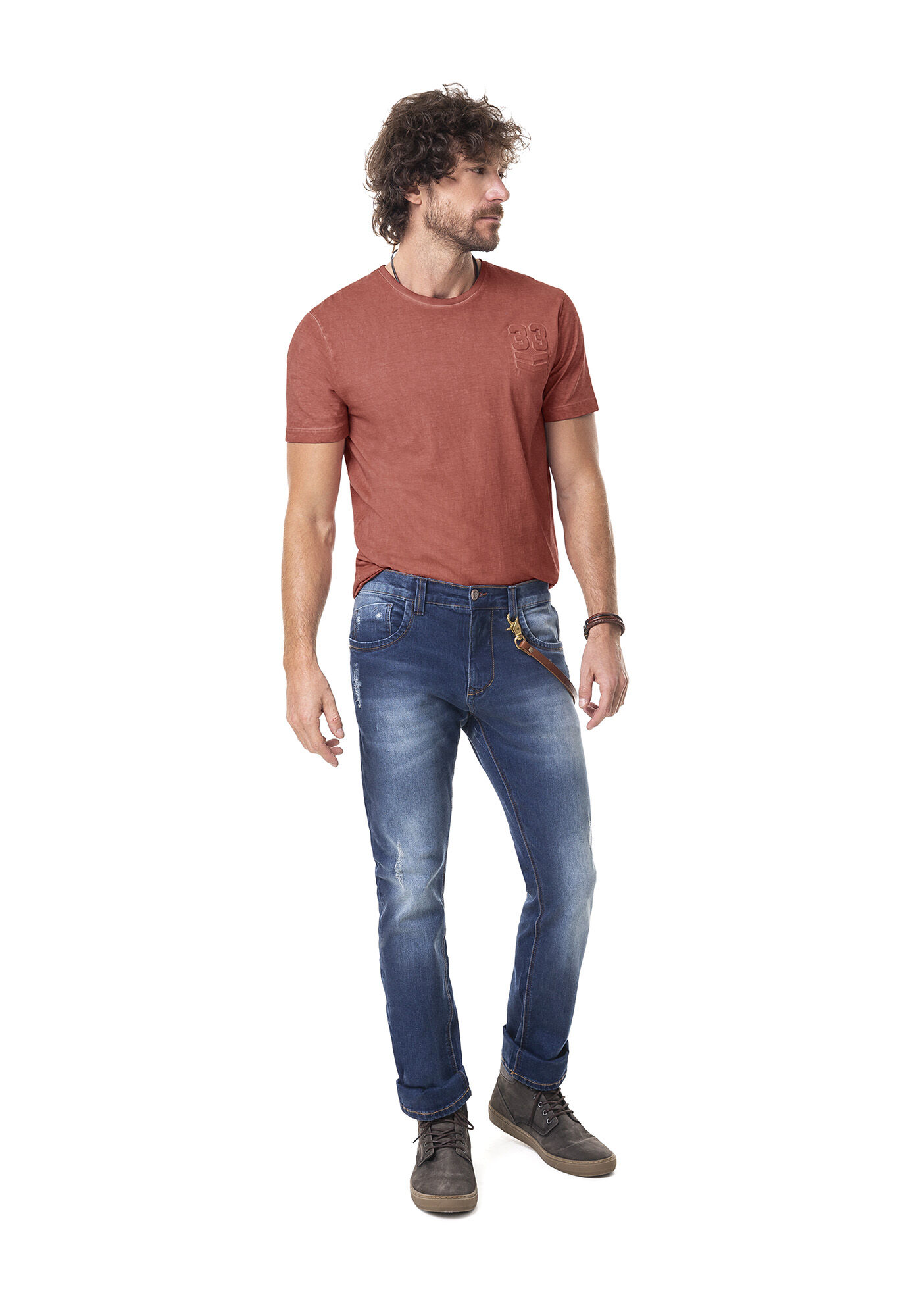 Cal&ccedil;a com Elastano, JEANS MEDIO, large.