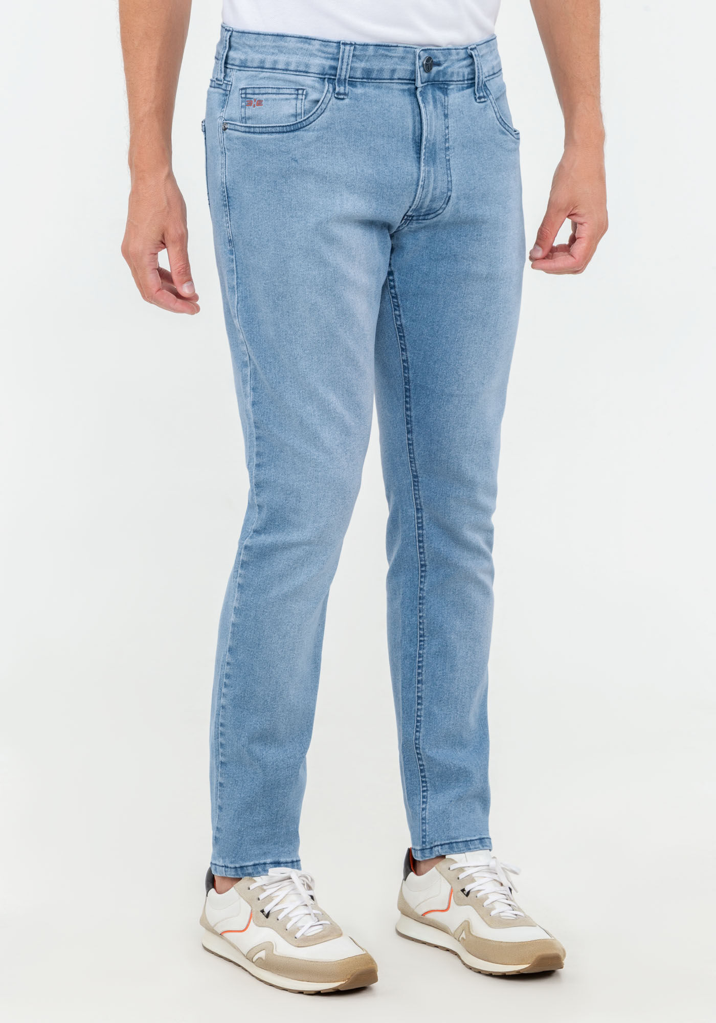 Calça jeans masculina sem elastano clearance