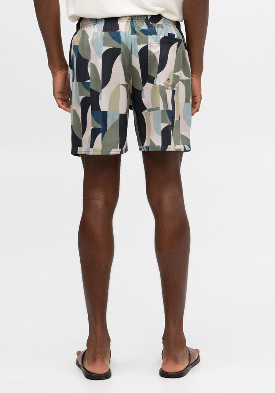 Shorts Masculino com Estampa Geométrica, MARINHO IMPERIO. Shorts Masculino com Estampa Geométrica, MARINHO IMPERIO, large.