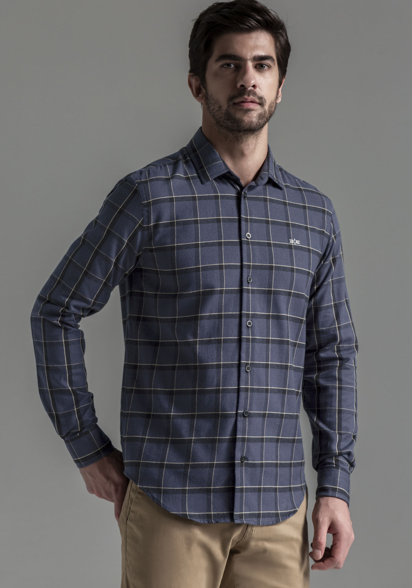 Camisa Masculina em Flanela Tal Pai Tal Filho, MARINHO ACTION, large.