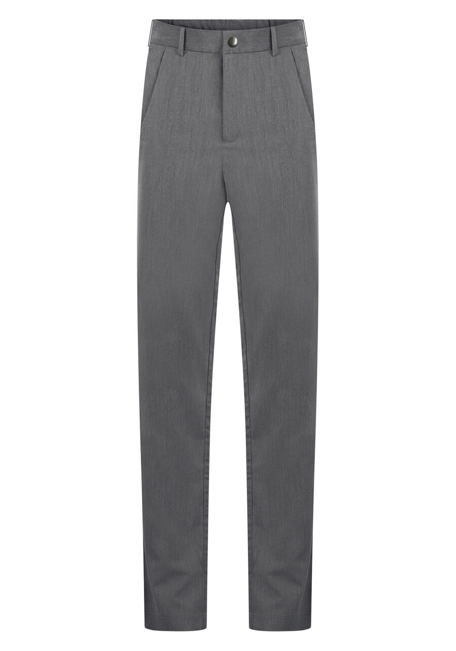 Calça Masculina Com Bolsos E Passantes, MESCLA MEDIO. Calça Masculina Com Bolsos E Passantes, MESCLA MEDIO, large.