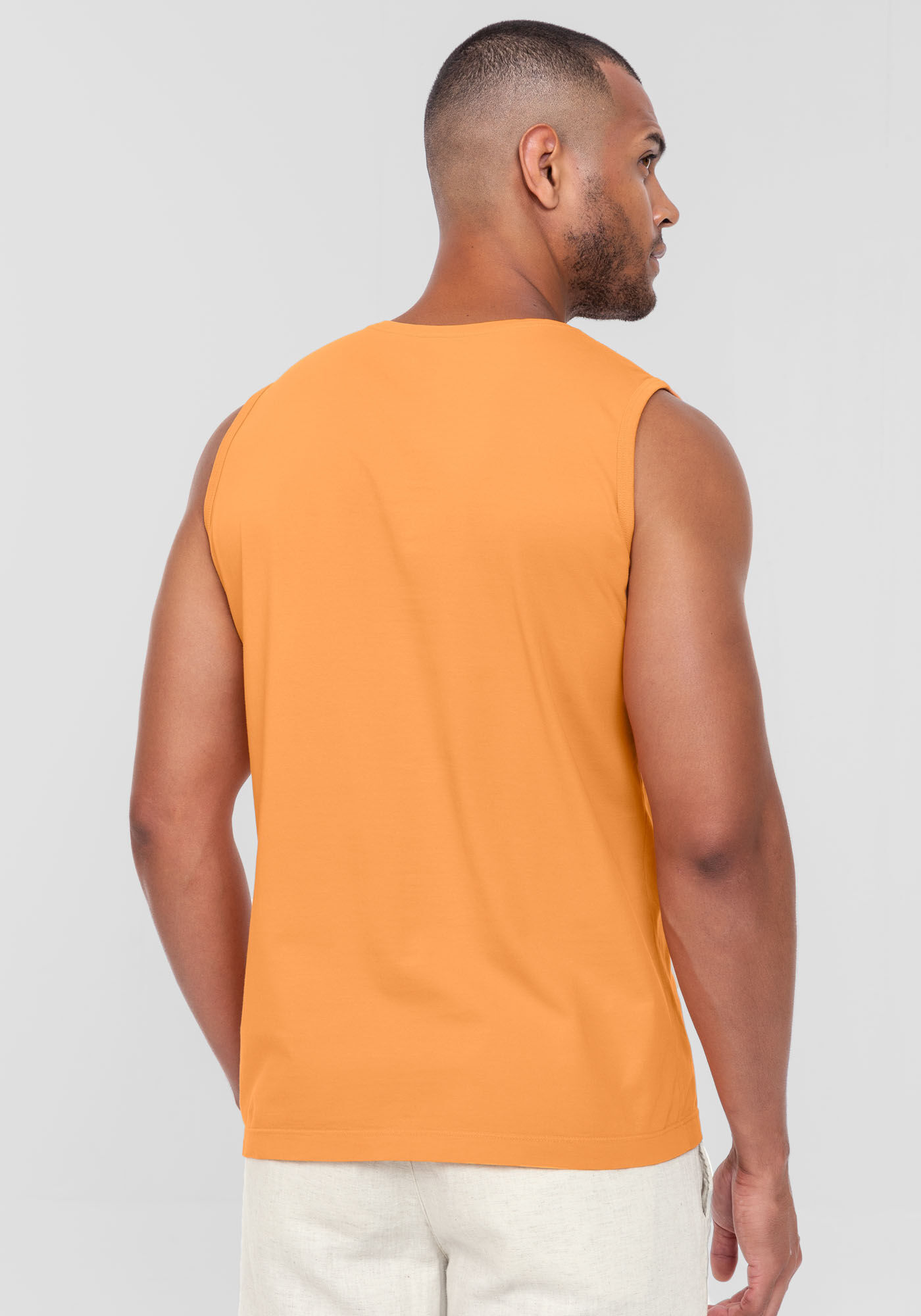 Regata Masculina em Malha B&aacute;sica, SALMAO CITY, large.