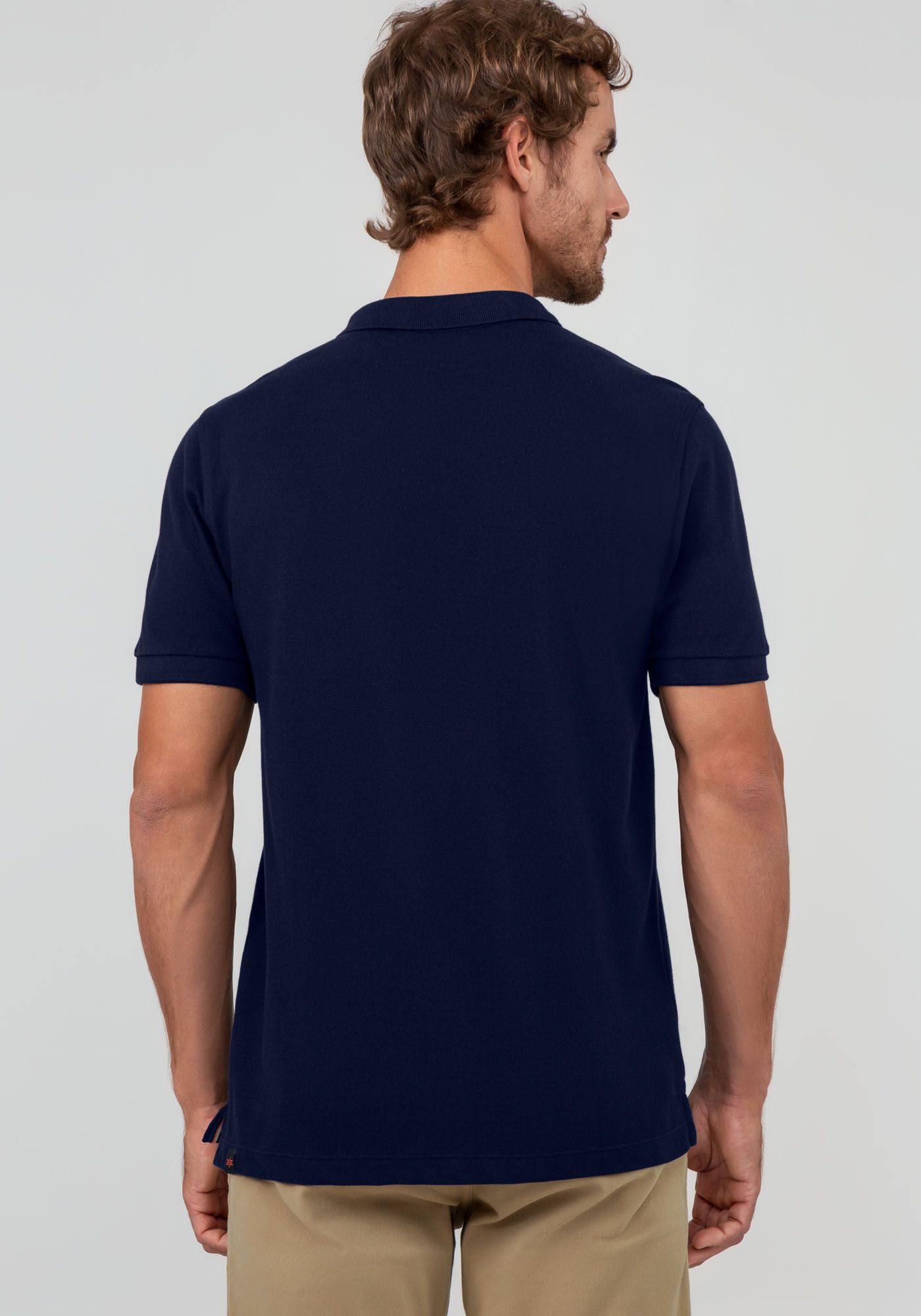 Camiseta Masculina em Algod&atilde;o Pima Cl&aacute;ssica, MARINHO ACTION, large.