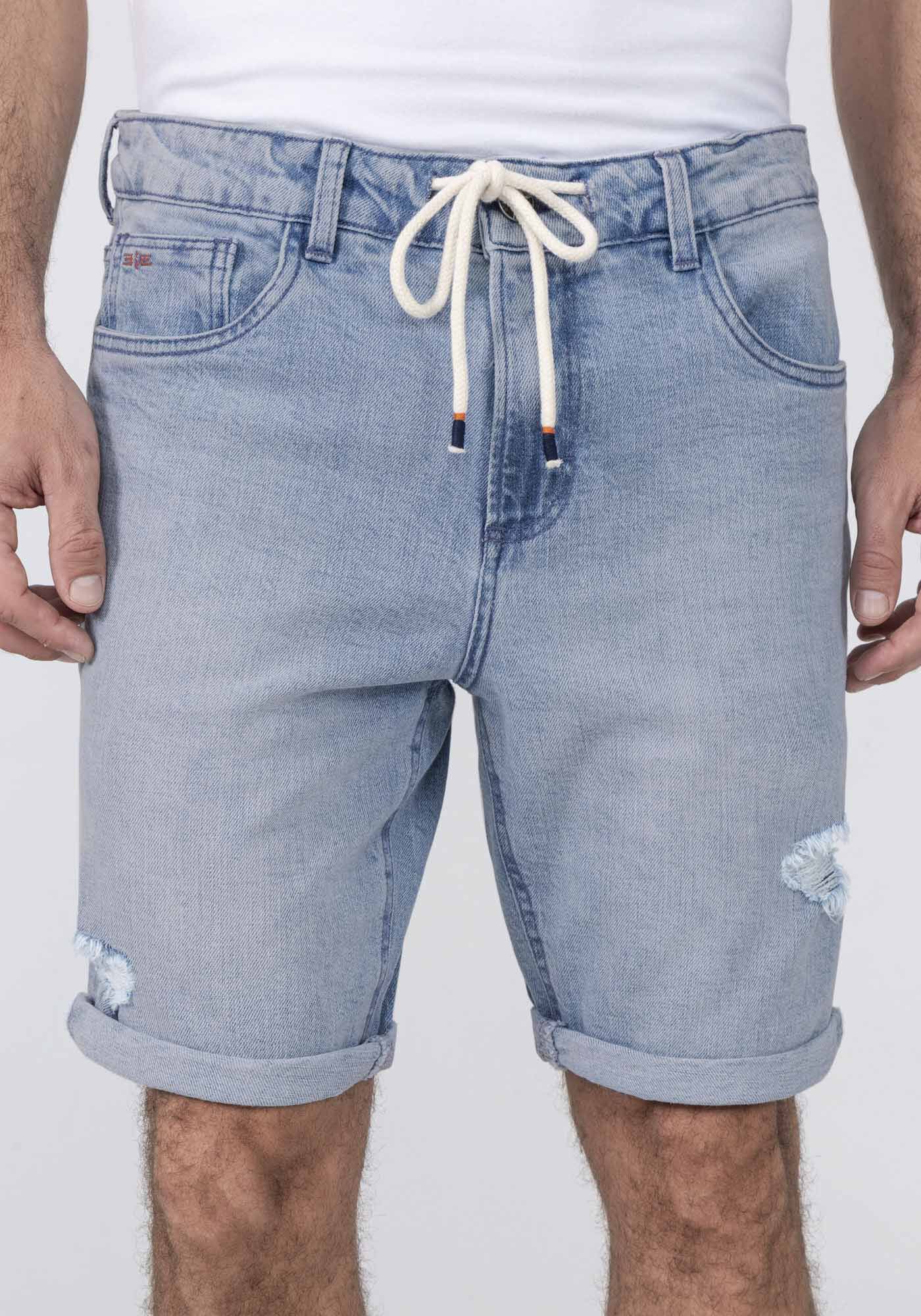 Bermuda destroyed masculina renner discount