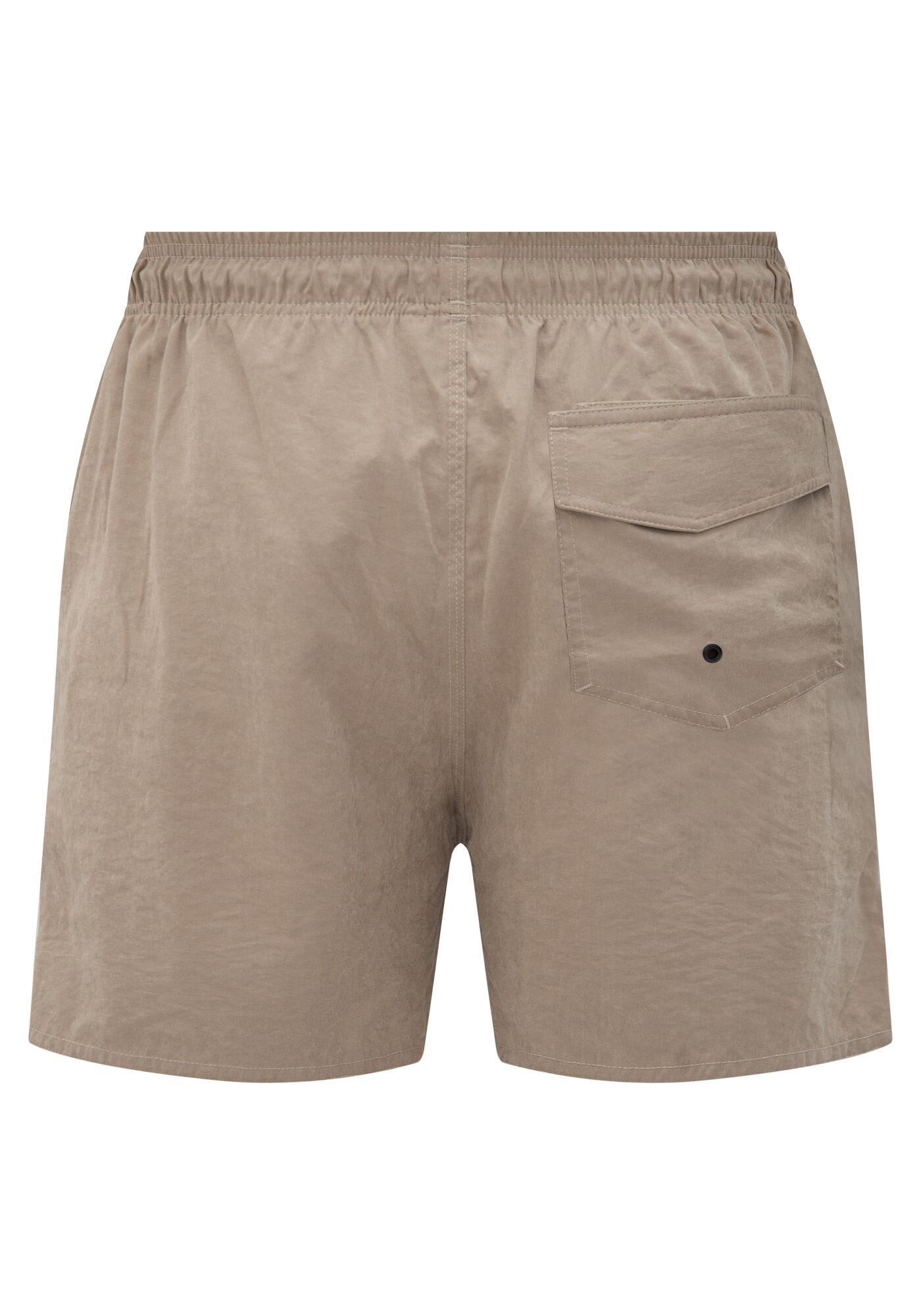 Shorts Com C&oacute;s El&aacute;stico E Bolsos, BEGE FUSION, large.