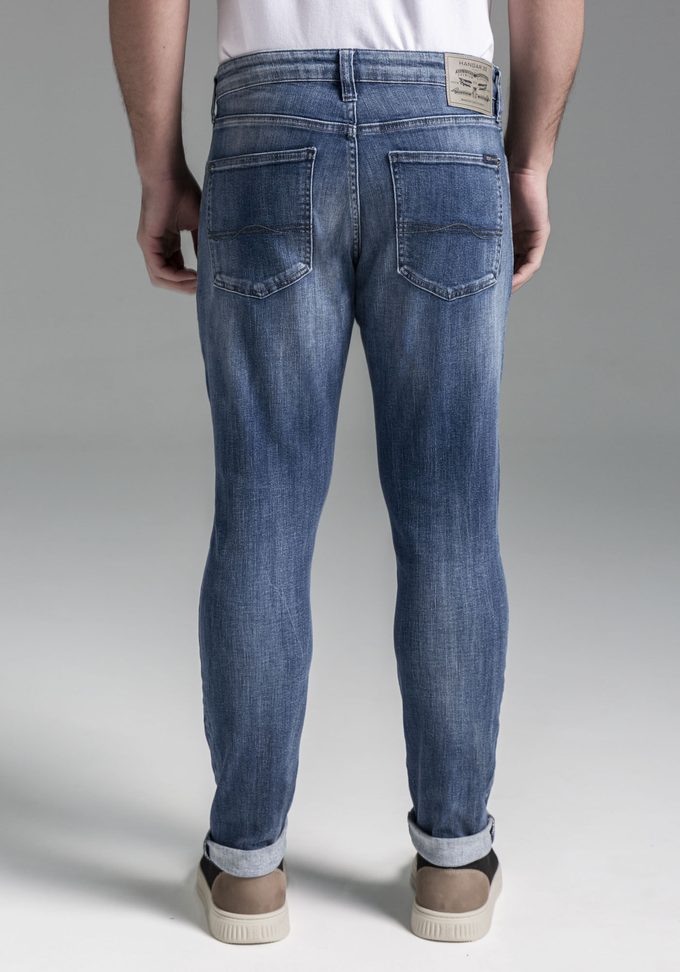 Cal&ccedil;a Jeans Masculina Skinny Destroyed, JEANS, large.