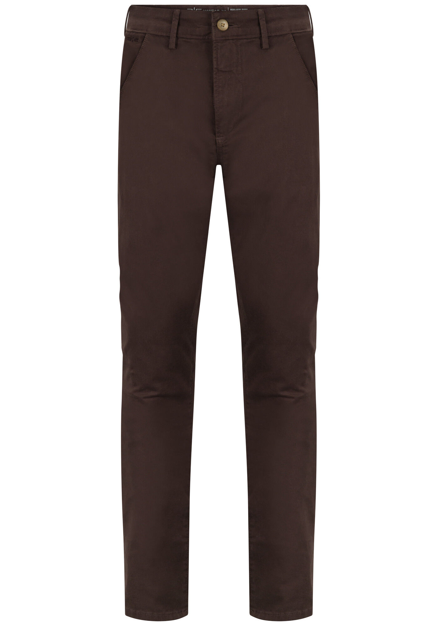 Cal&ccedil;a Skinny Turboh&eacute;lice Em Sarja De Alfaiataria, MARROM EGGPLANT, large.