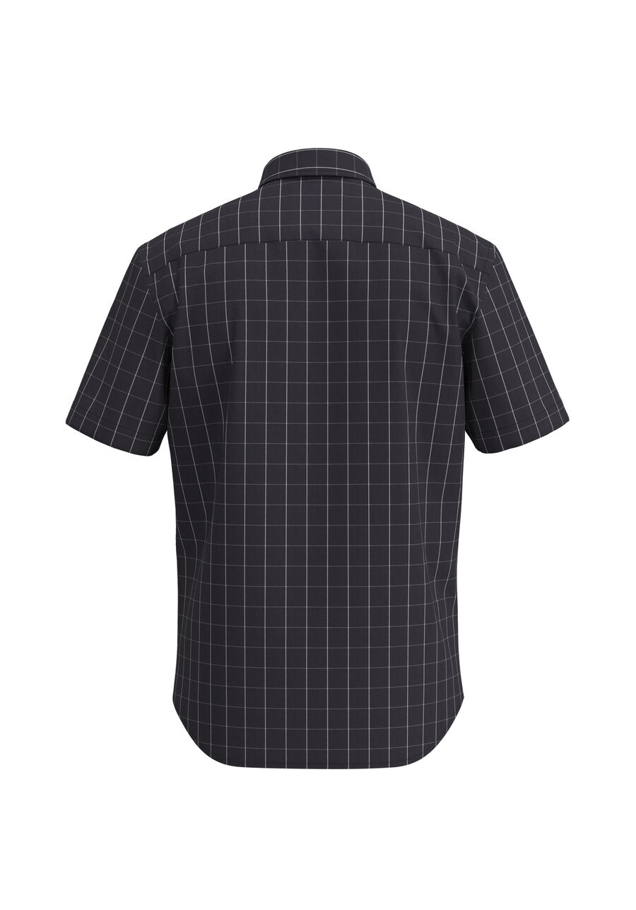 Camisa Slim Fit De Mangas Curtas Em Algodão Mercerizado, MARINHO IMPERIO. Camisa Slim Fit De Mangas Curtas Em Algodão Mercerizado, MARINHO IMPERIO, large.