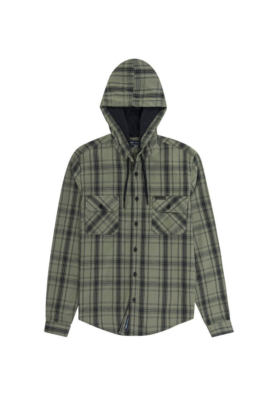 camisa juvenil comfort xadrez, VERDE REIGN. camisa juvenil comfort xadrez, VERDE REIGN, large.
