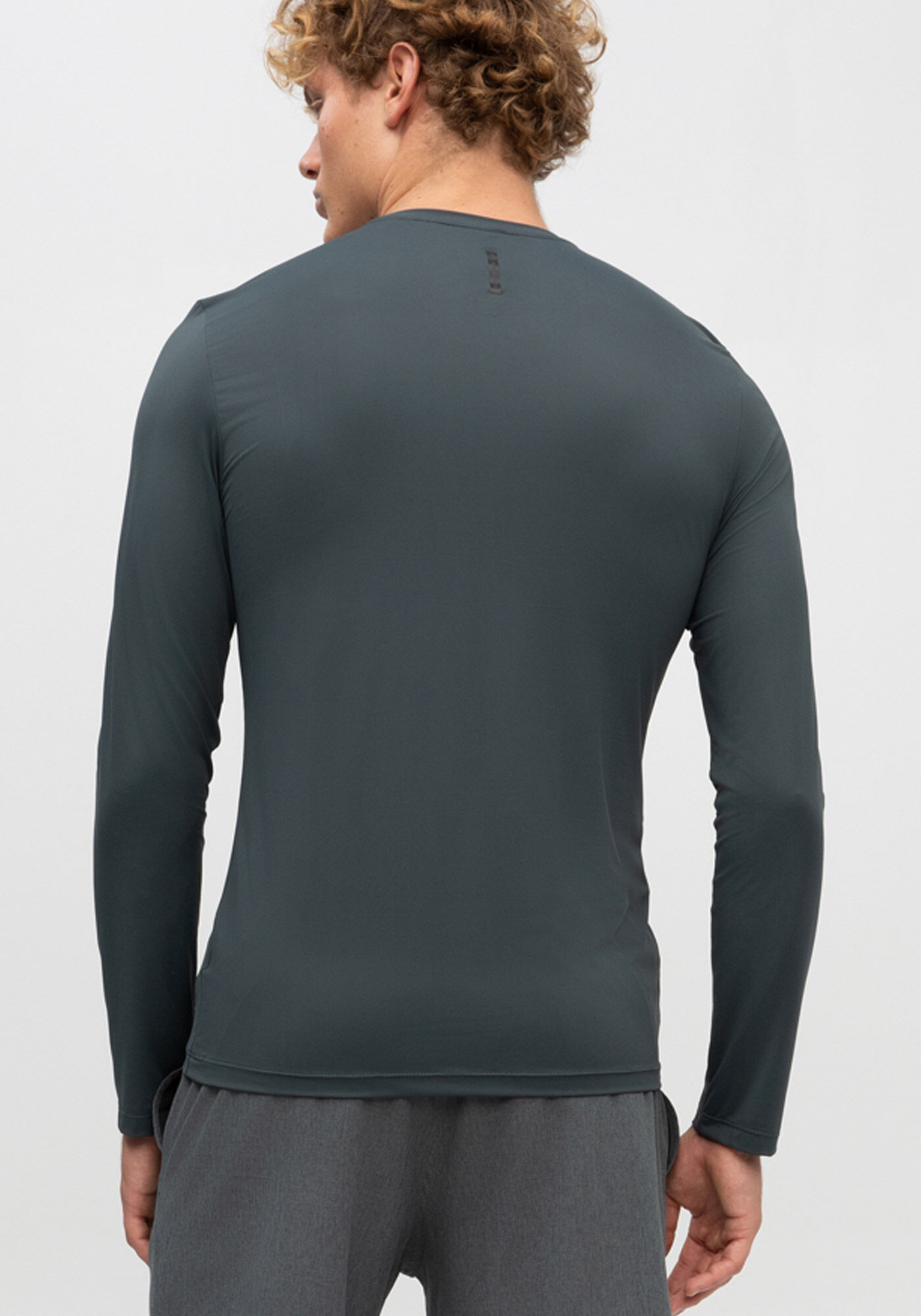 Camiseta Malha Com Protecao Uv, CINZA, large.