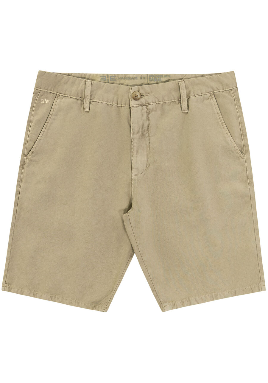 Bermuda Sarja Masculina Reta Estonada, BEGE SYSTEM. Bermuda Sarja Masculina Reta Estonada, BEGE SYSTEM, large.
