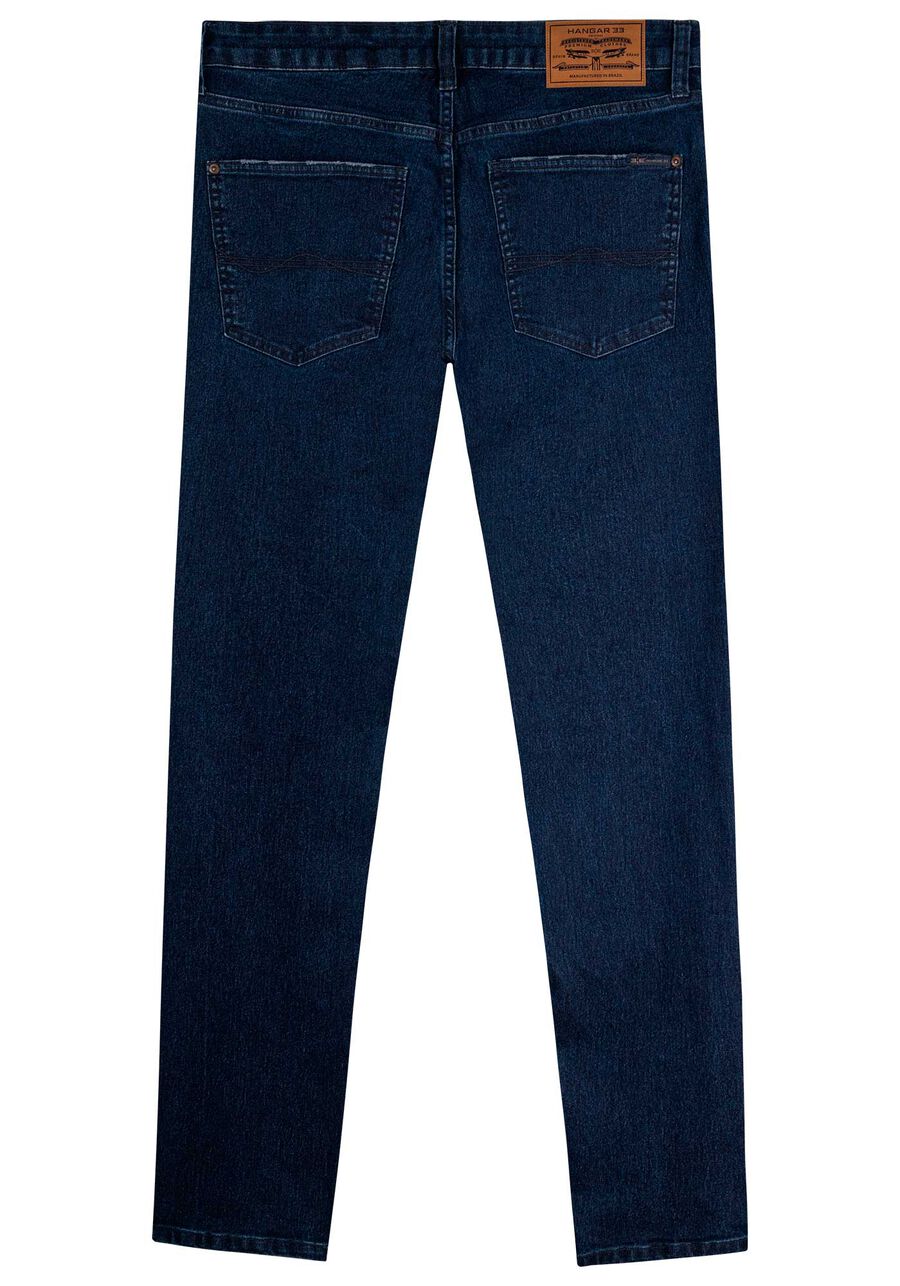 Calça Jeans Masculina Slim Escura, JEANS. Calça Jeans Masculina Slim Escura, JEANS, large.