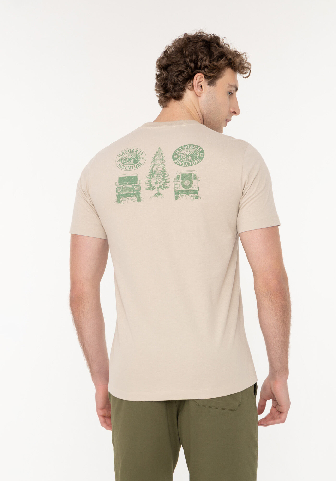 Camiseta Com Manga Curta E Estampas Em Meia Malha Peletizada, BEGE SILVERSTONE, large.