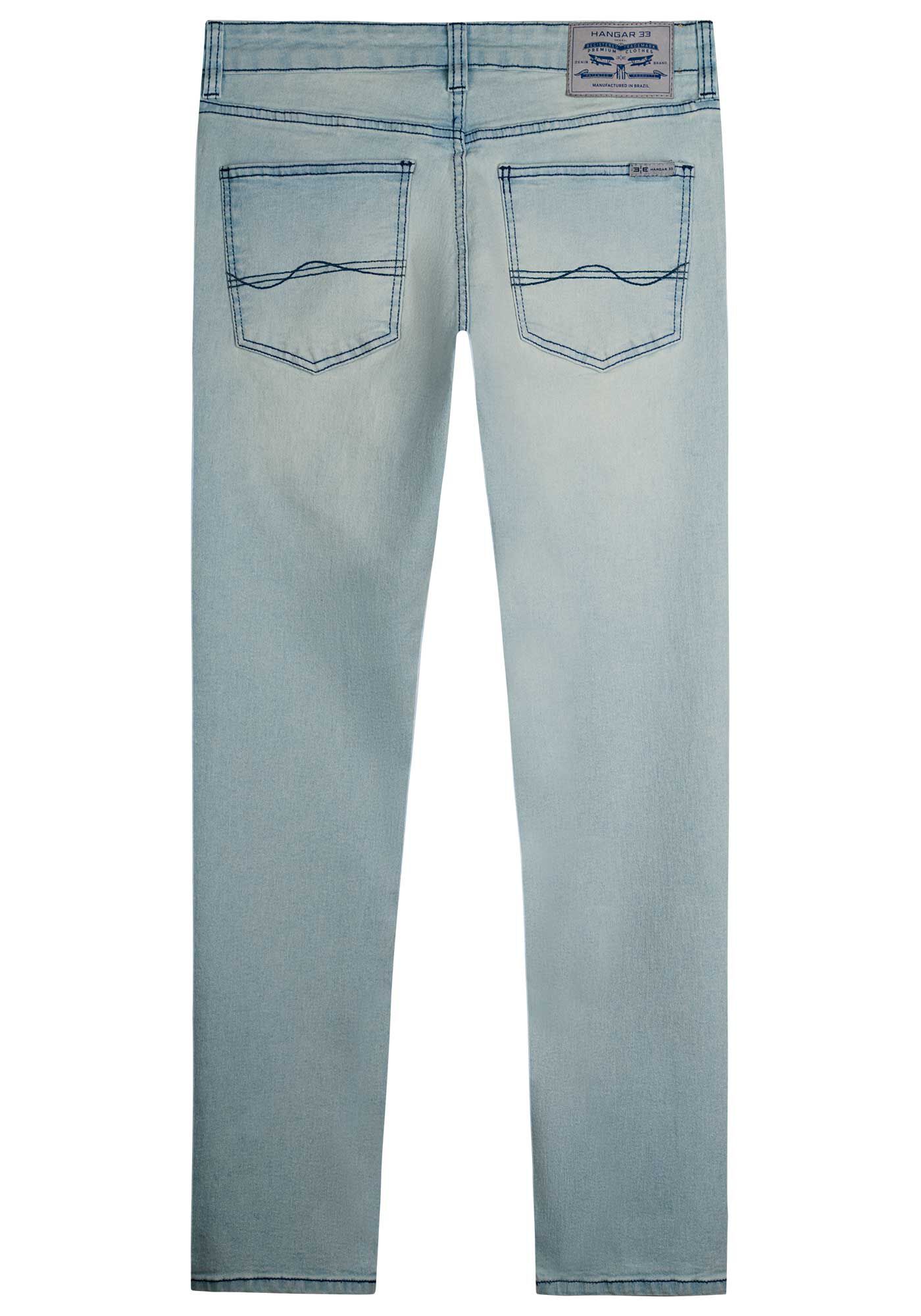 Cal&ccedil;a Jeans Slim Com Elastano Masculina Turbofan, JEANS, large.