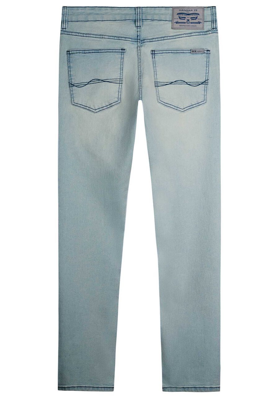 Calça Jeans Slim Com Elastano Masculina Turbofan, JEANS. Calça Jeans Slim Com Elastano Masculina Turbofan, JEANS, large.