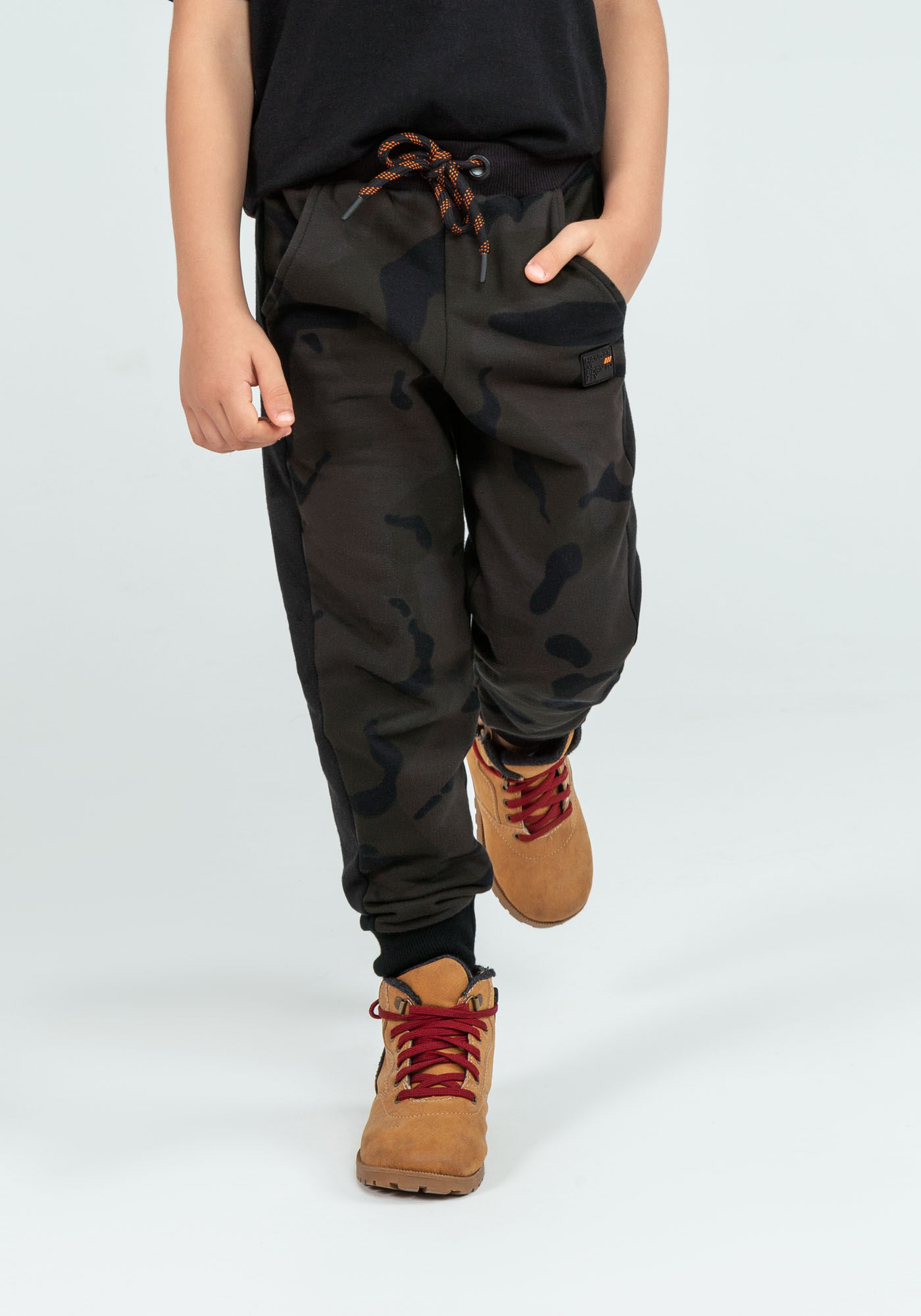 Calça moletom hotsell camuflada laranja