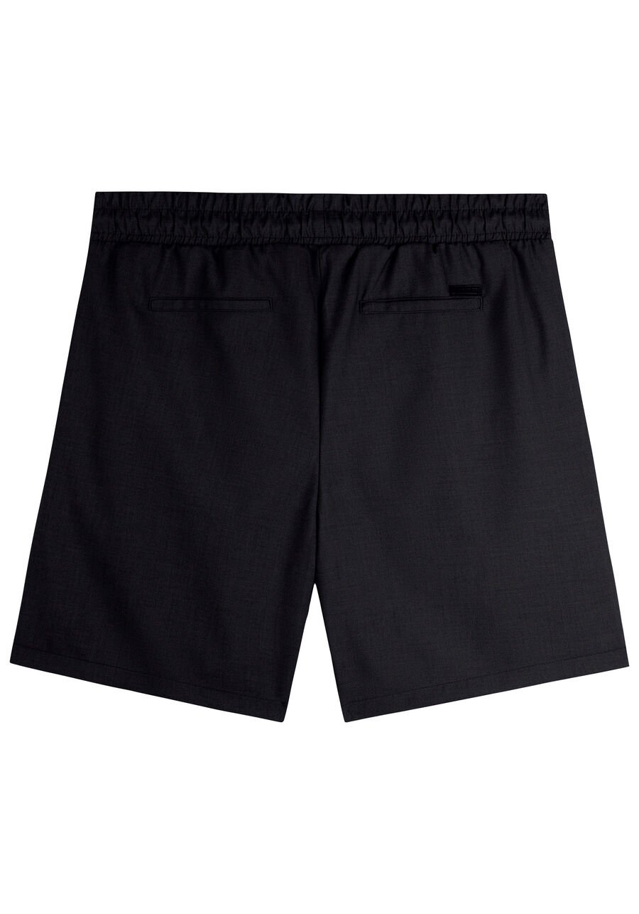 Shorts Masculino Alfaiataria Tal Pai Tal Filho, PRETO REATIVO. Shorts Masculino Alfaiataria Tal Pai Tal Filho, PRETO REATIVO, large.