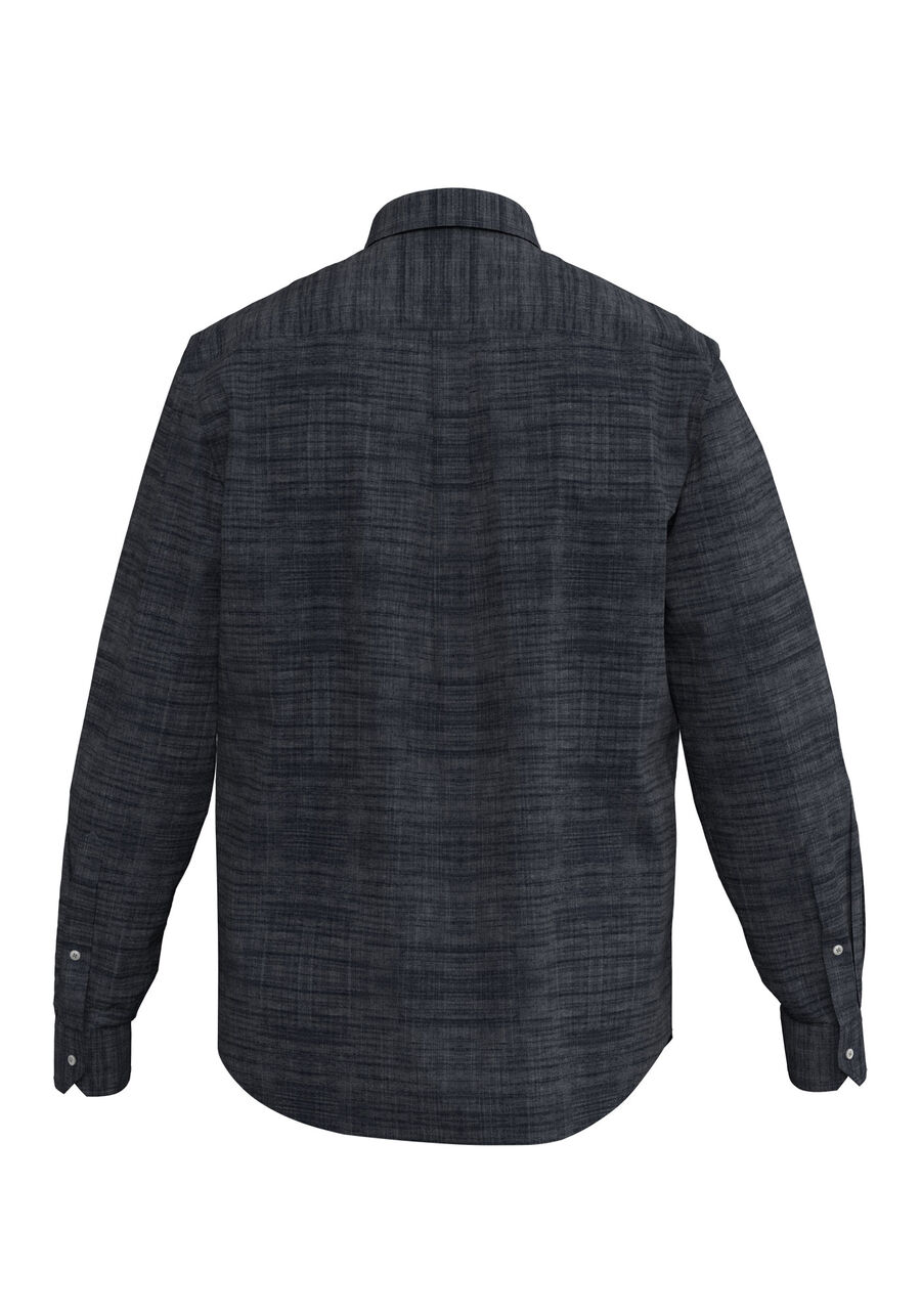 Camisa Comfort Masculina De Mangas Longas Com Bolsos, MARINHO ACTION. Camisa Comfort Masculina De Mangas Longas Com Bolsos, MARINHO ACTION, large.