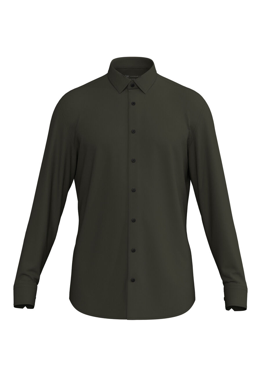 Camisa Slim Fit De Mangas Longas Com Proteção UV, VERDE FURIA. Camisa Slim Fit De Mangas Longas Com Proteção UV, VERDE FURIA, large.