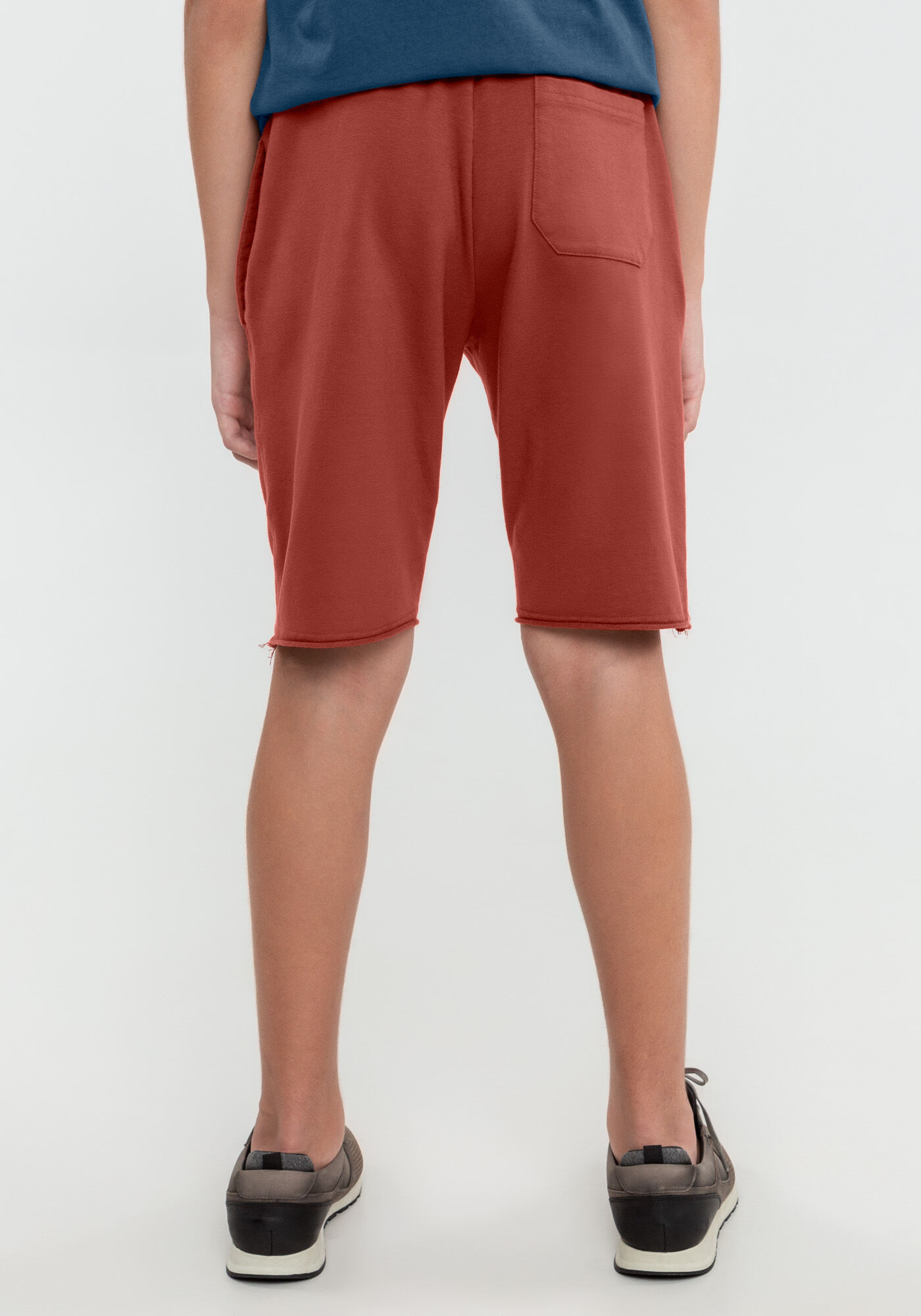 Bermuda Cl&aacute;ssica em Molecotton com Cadar&ccedil;o Juvenil, TERRA, large.