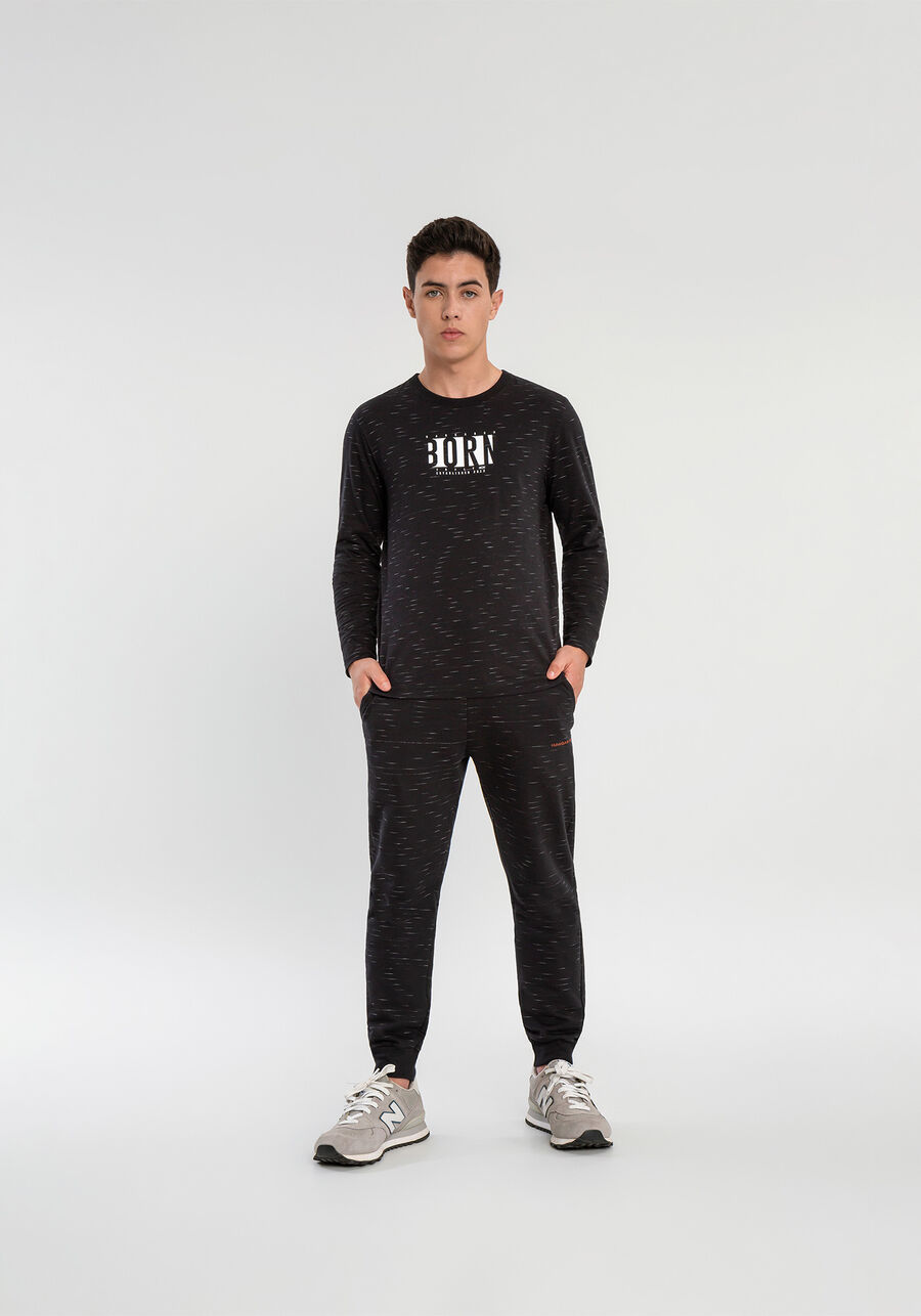 Jaqueta Bicolor Bolso e Capuz, MESCLA MEDIO. Jaqueta Bicolor Bolso e Capuz, MESCLA MEDIO, large.