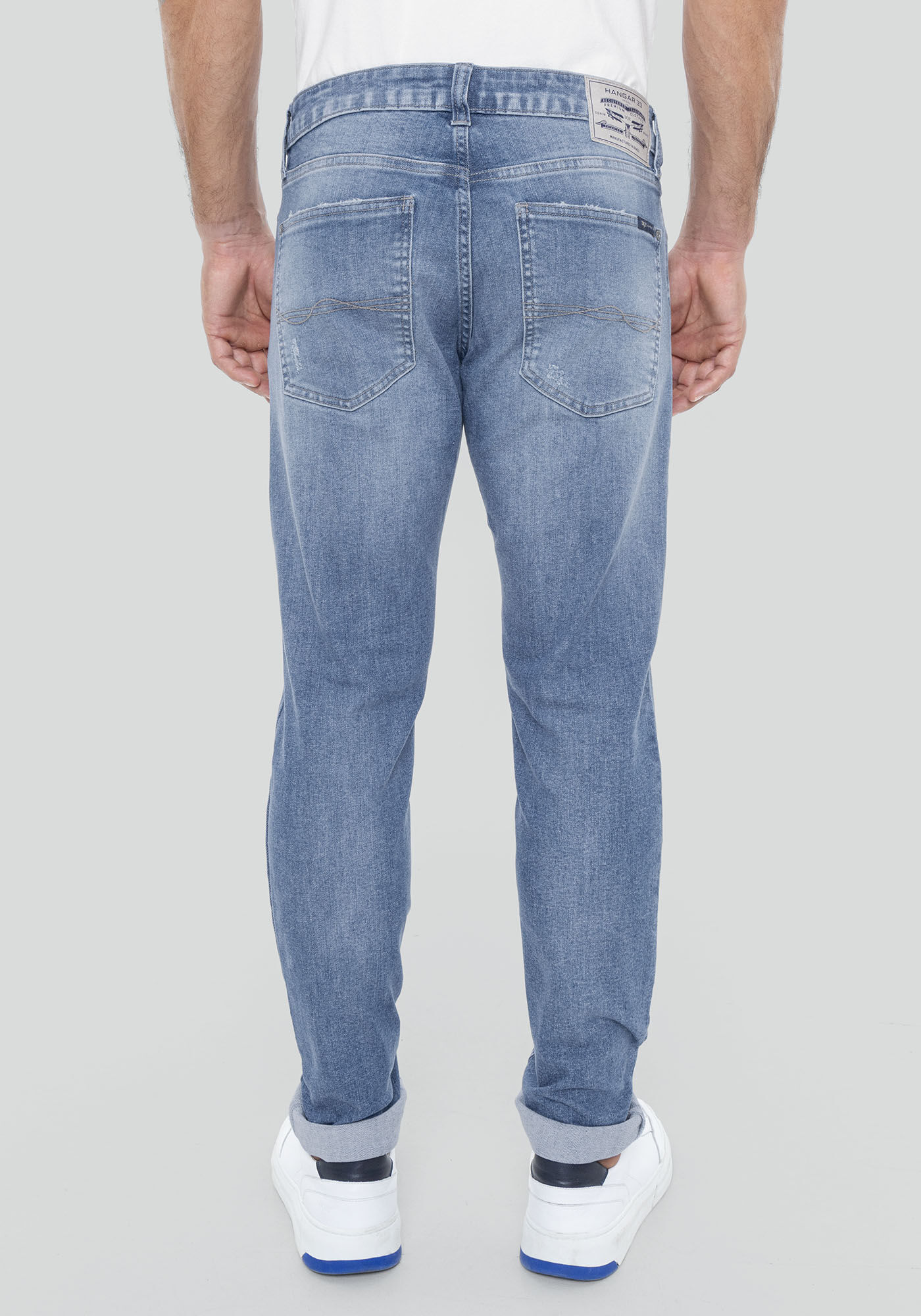 Calça jeans cheap slim fit masculina
