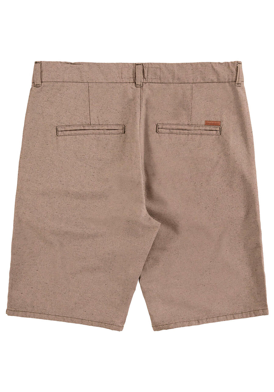 Bermuda Chino masculina  Fibra Reciclável, CARAMELO. Bermuda Chino masculina  Fibra Reciclável, CARAMELO, large.
