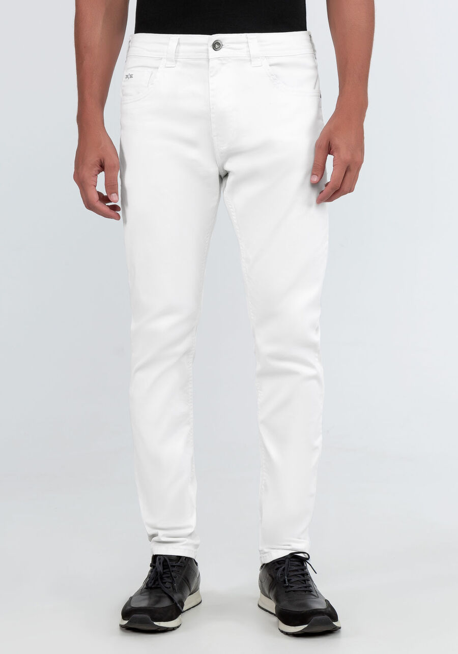 Calça Sarja Repele Líquidos, BRANCO. Calça Sarja Repele Líquidos, BRANCO, large.