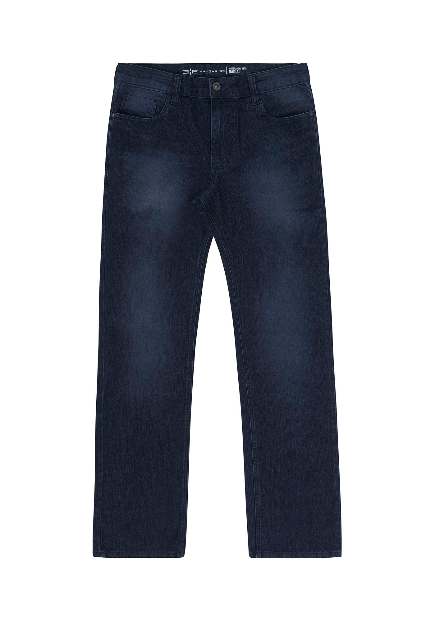 Cal&ccedil;a Masculina Reta Radial, JEANS ESCURO, large.