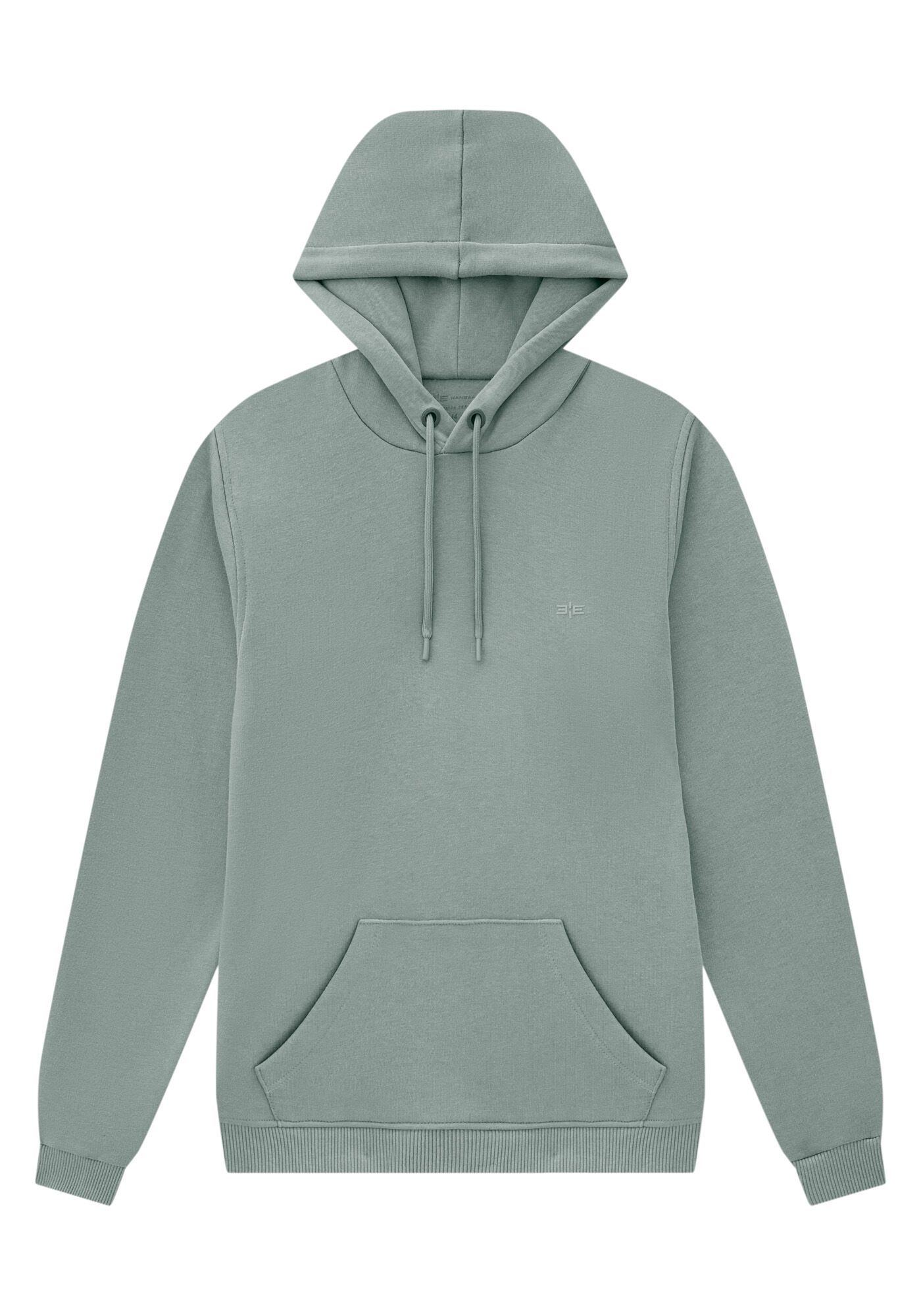 Blus&atilde;o Juvenil em Moletom 3 Cabos com Capuz, VERDE TEOS, large.