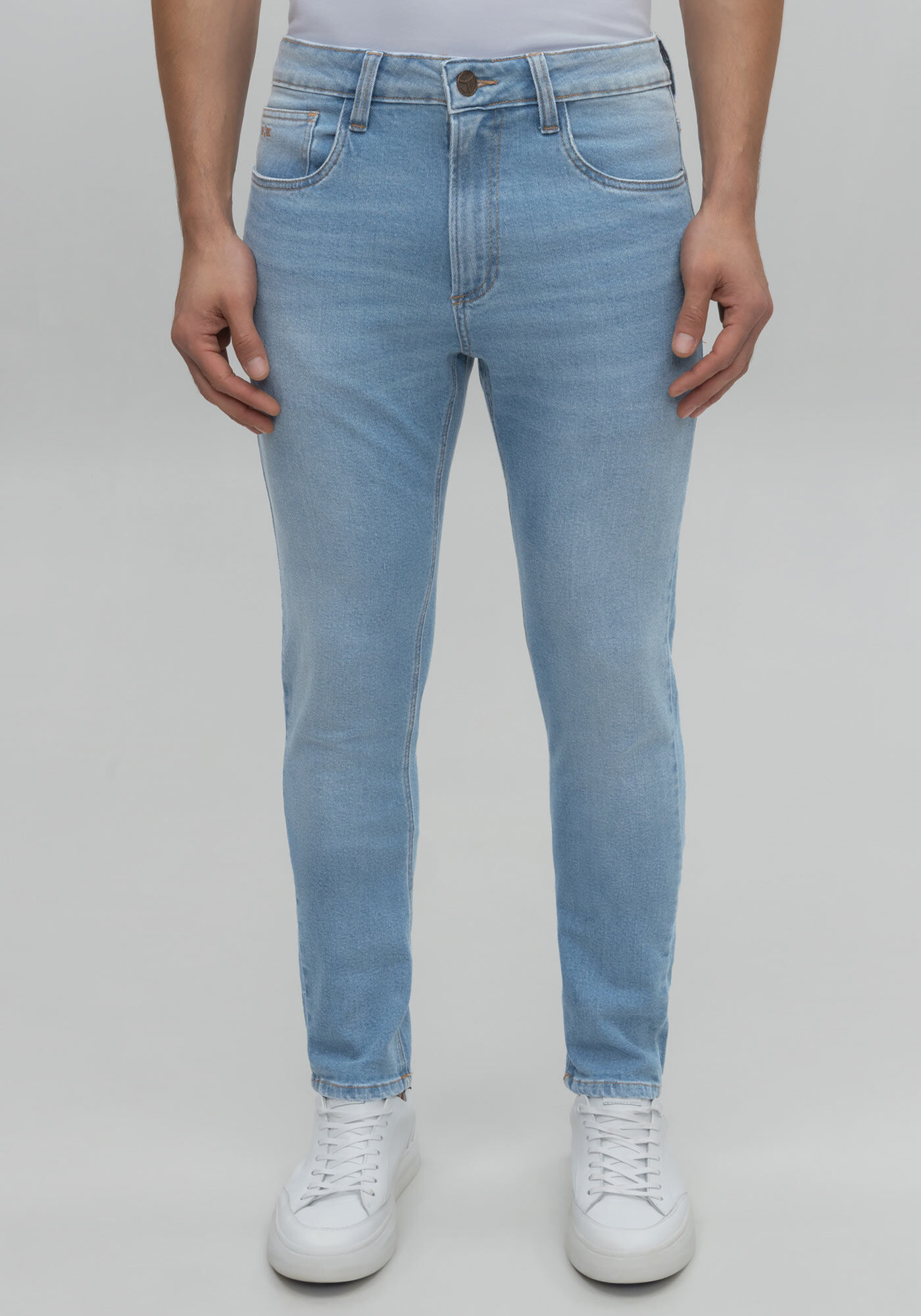 Cal&ccedil;a Jeans Com Elastano, JEANS, large.