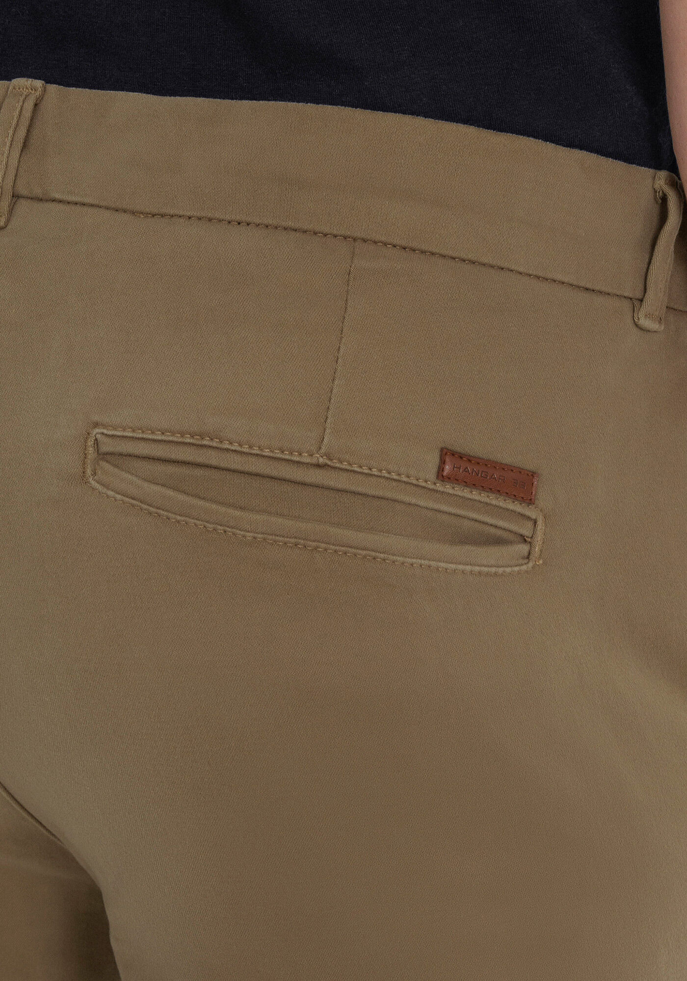 Bermuda Chino Masculina Reta, CAQUI, large.