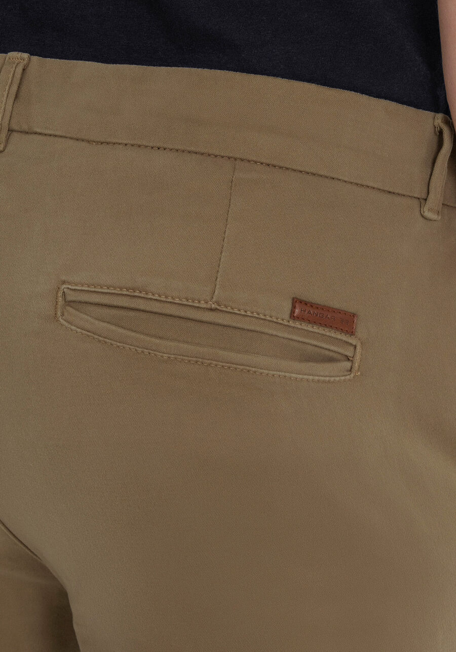 Bermuda Chino Masculina Reta, CAQUI. Bermuda Chino Masculina Reta, CAQUI, large.