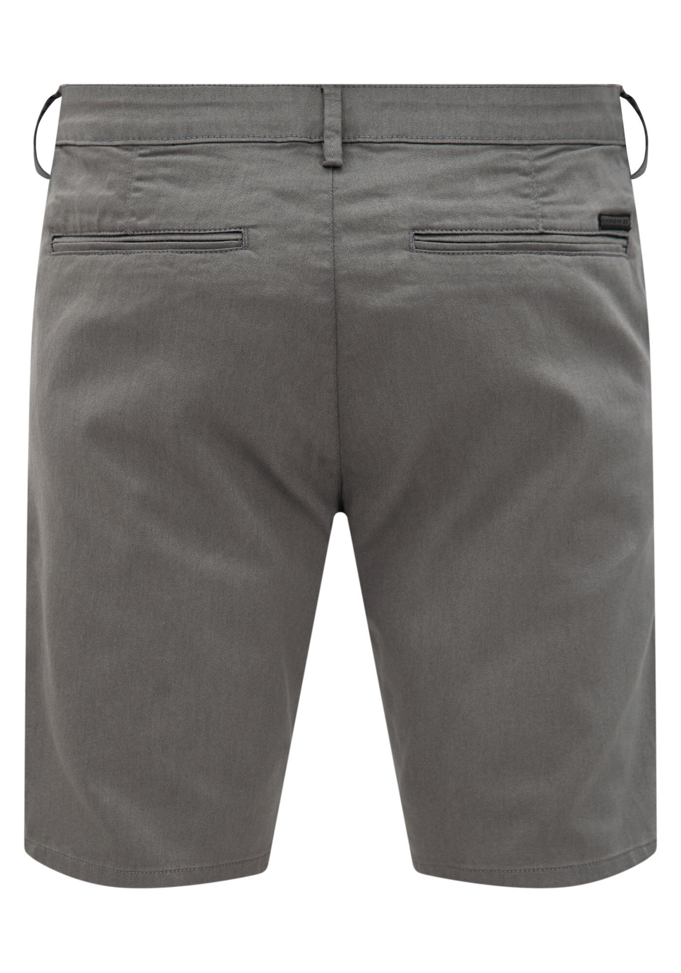 Bermuda Reta Radial Em Sarja N&atilde;o Desbota, CINZA COUNTRY, large.