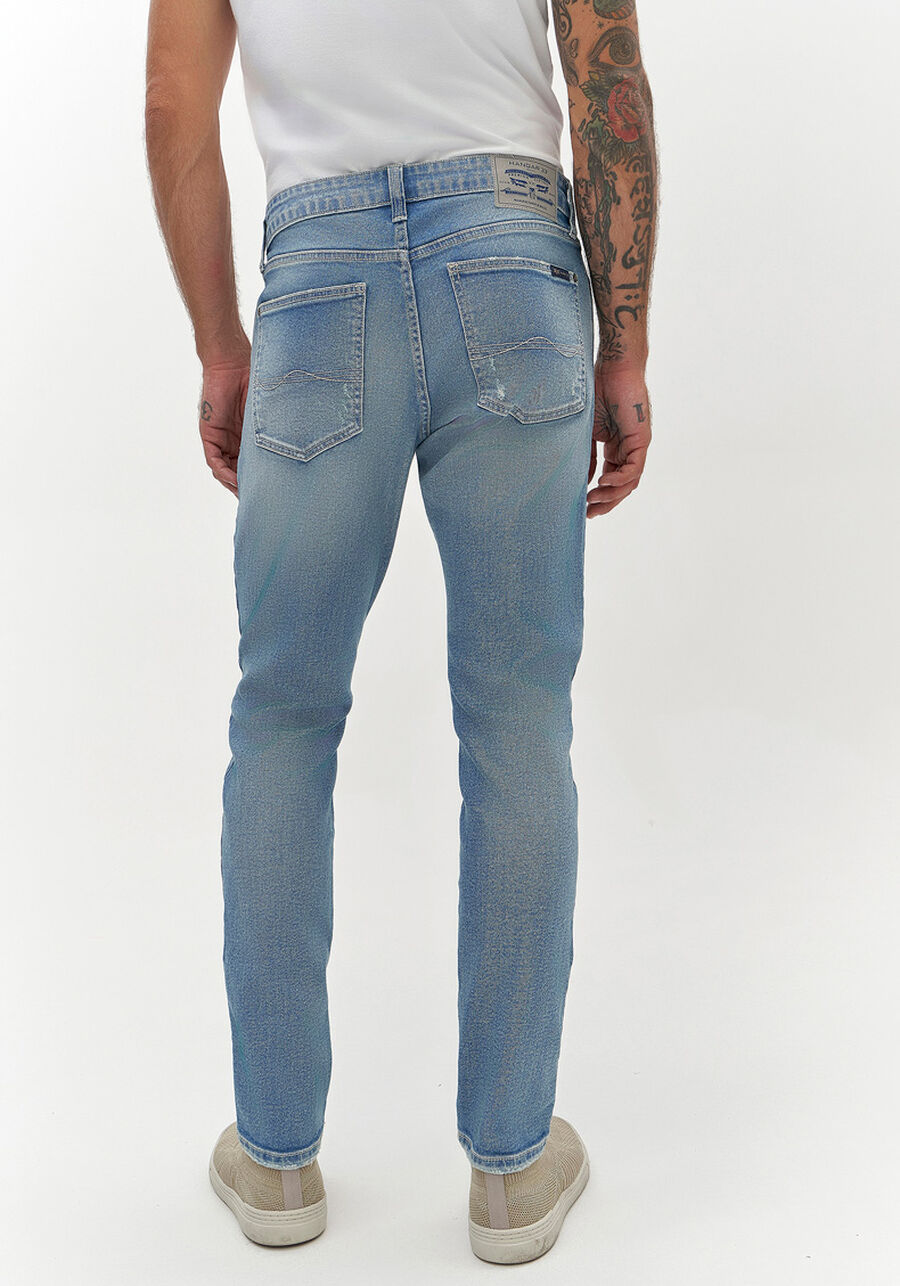 Calça Jeans Masculina Skinny Estonada, JEANS. Calça Jeans Masculina Skinny Estonada, JEANS, large.