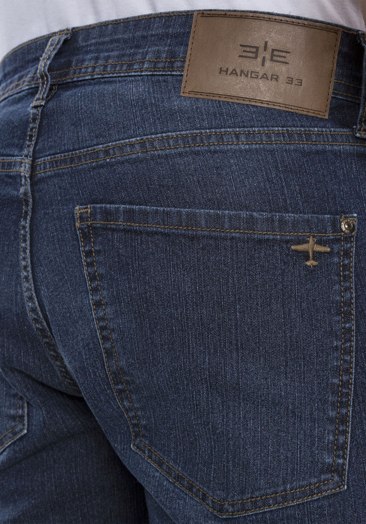 Cal&ccedil;a Masculina Slim Turbofan, JEANS ESCURO, large.