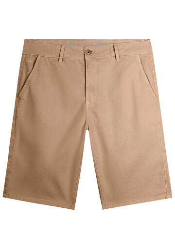 Bermuda Sarja Masculina Reta Denim Malha, BEGE WOOL. Bermuda Sarja Masculina Reta Denim Malha, BEGE WOOL, large.