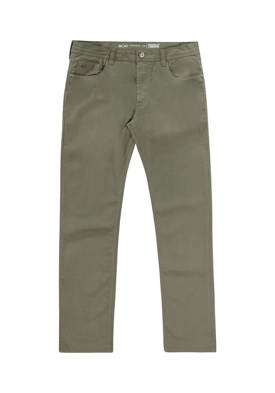 Calça Sarja Masculina Slim TurboFan, VERDE VALVET. Calça Sarja Masculina Slim TurboFan, VERDE VALVET, large.