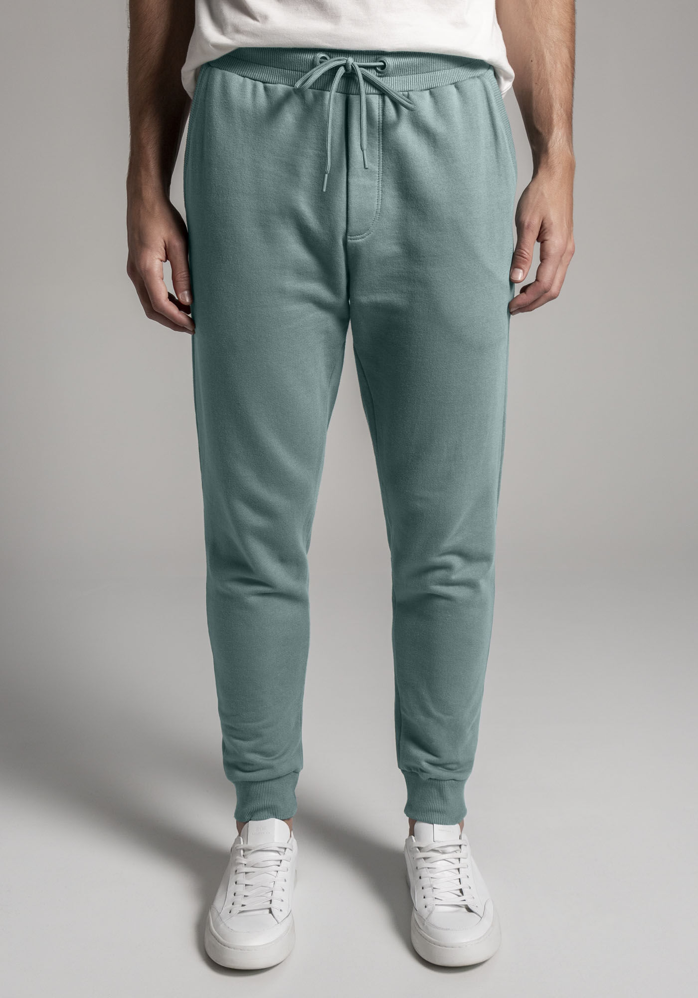 Cal&ccedil;a Jogger Masculina em Moletom 3 Cabos, VERDE LIVE, large.