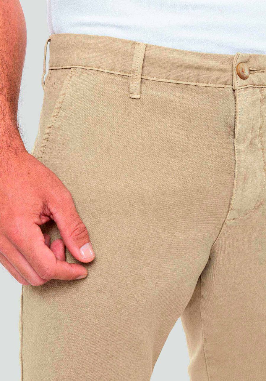 Bermuda Sarja Masculina Reta Estonada, BEGE SYSTEM. Bermuda Sarja Masculina Reta Estonada, BEGE SYSTEM, large.