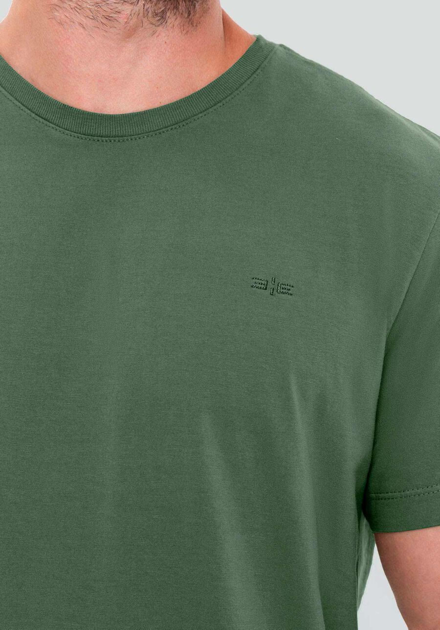 Camiseta Masculina em Malha com Manga Curta, 3529 VERDE. Camiseta Masculina em Malha com Manga Curta, 3529 VERDE, large.