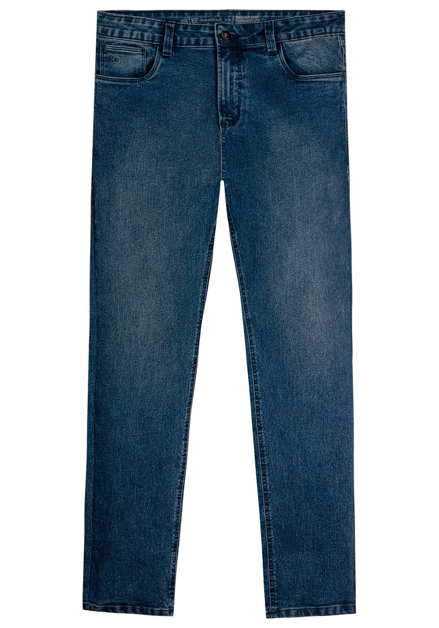 Calça Jeans Masculina Skinny Média Estonada, JEANS. Calça Jeans Masculina Skinny Média Estonada, JEANS, large.