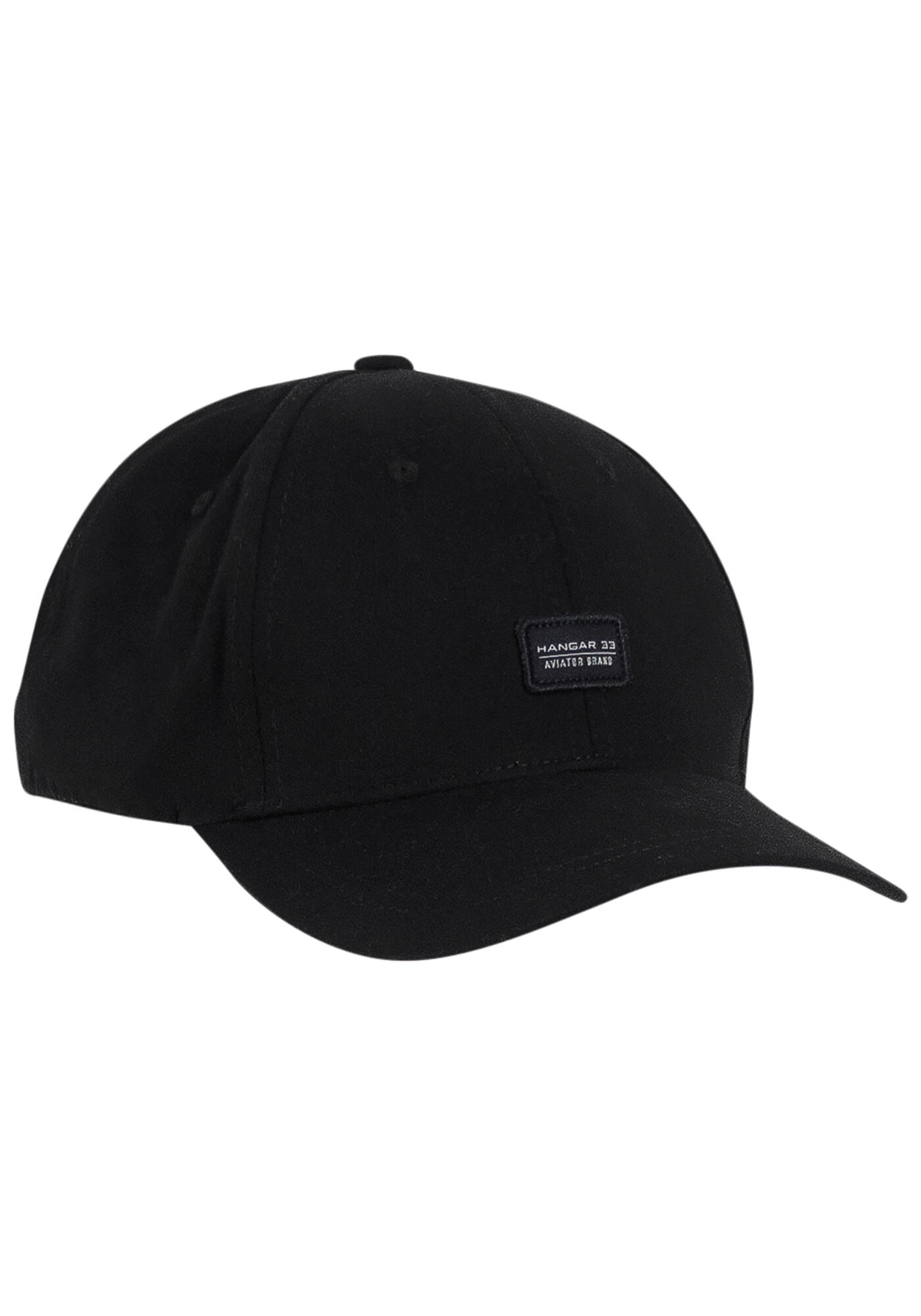 Bon&eacute; Dad Hat em Sarja, PRETO REATIVO, large.