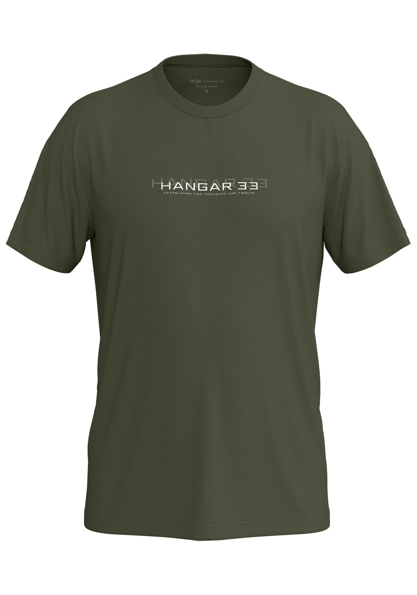 Camiseta Masculina em Malha Modal Estampada, VERDE HEIR, large.